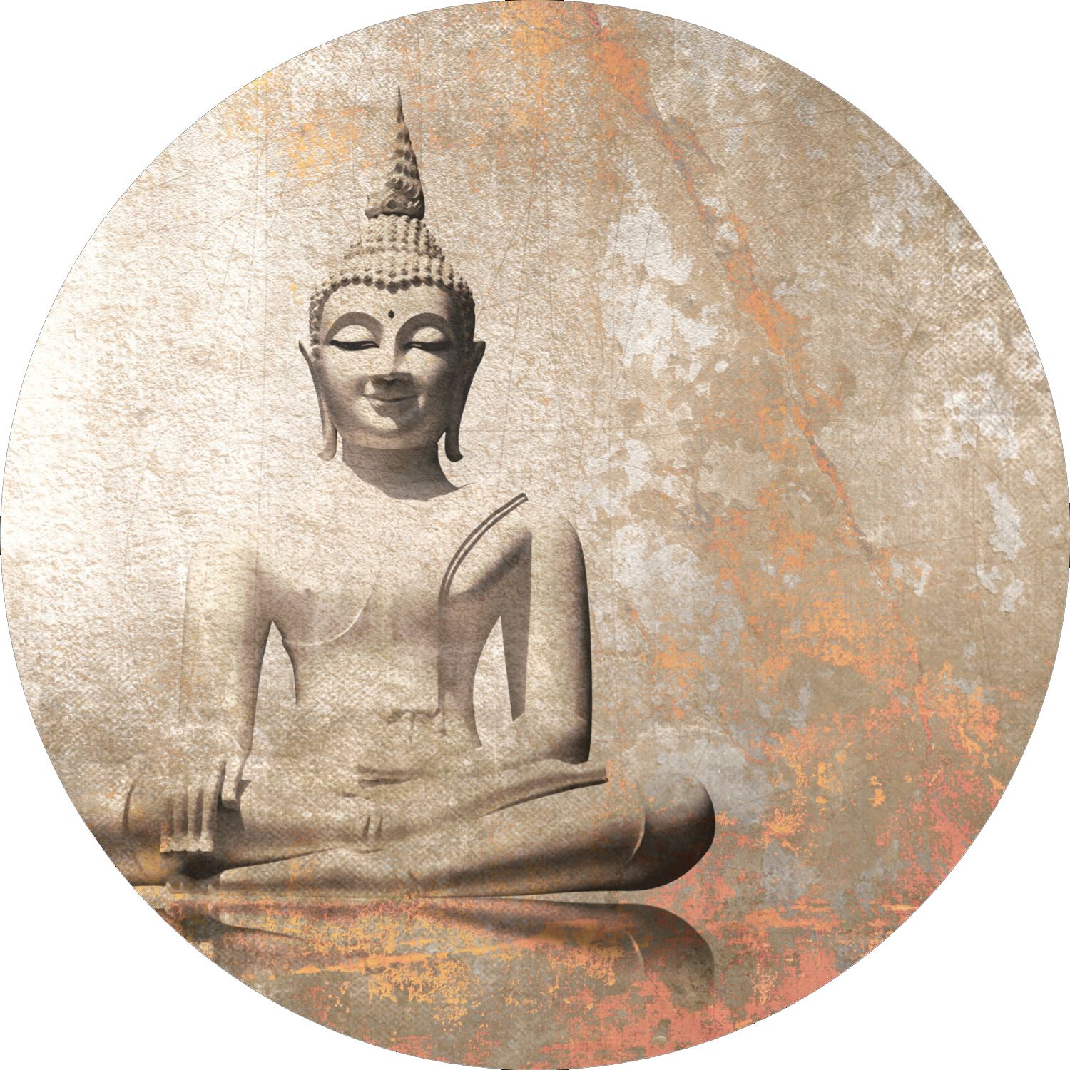 Sanders & Sanders Wandtattoo Buddha