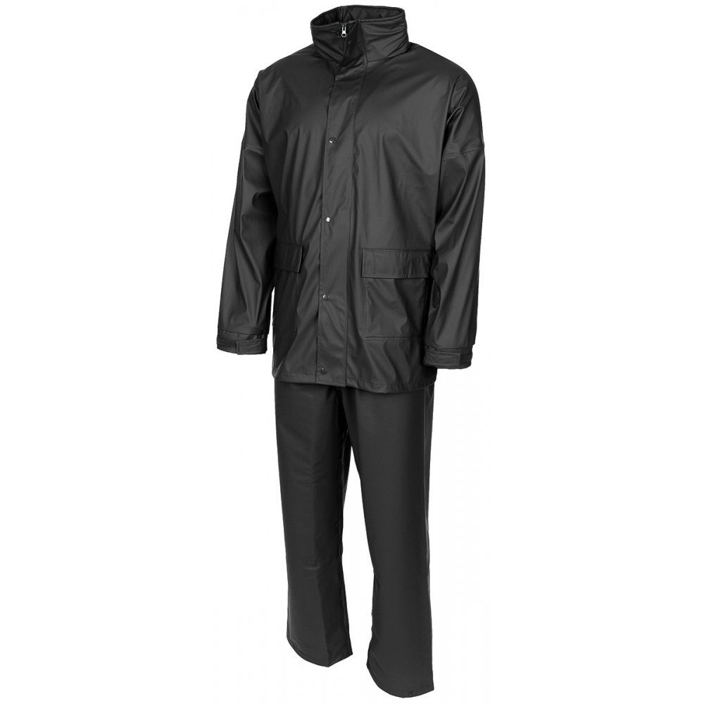 MFH Regenanzug Regenanzug, Premium, 2-teilig, schwarz - XXL