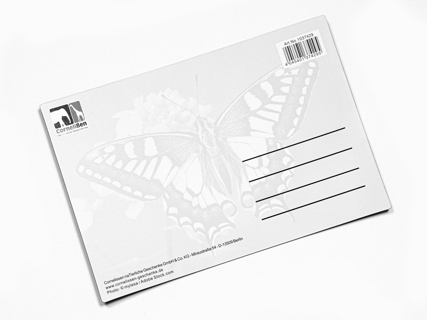 Thumbnail - Cornelißen Postkarte 3D Postkarte Schwalbenschwanz, 3D