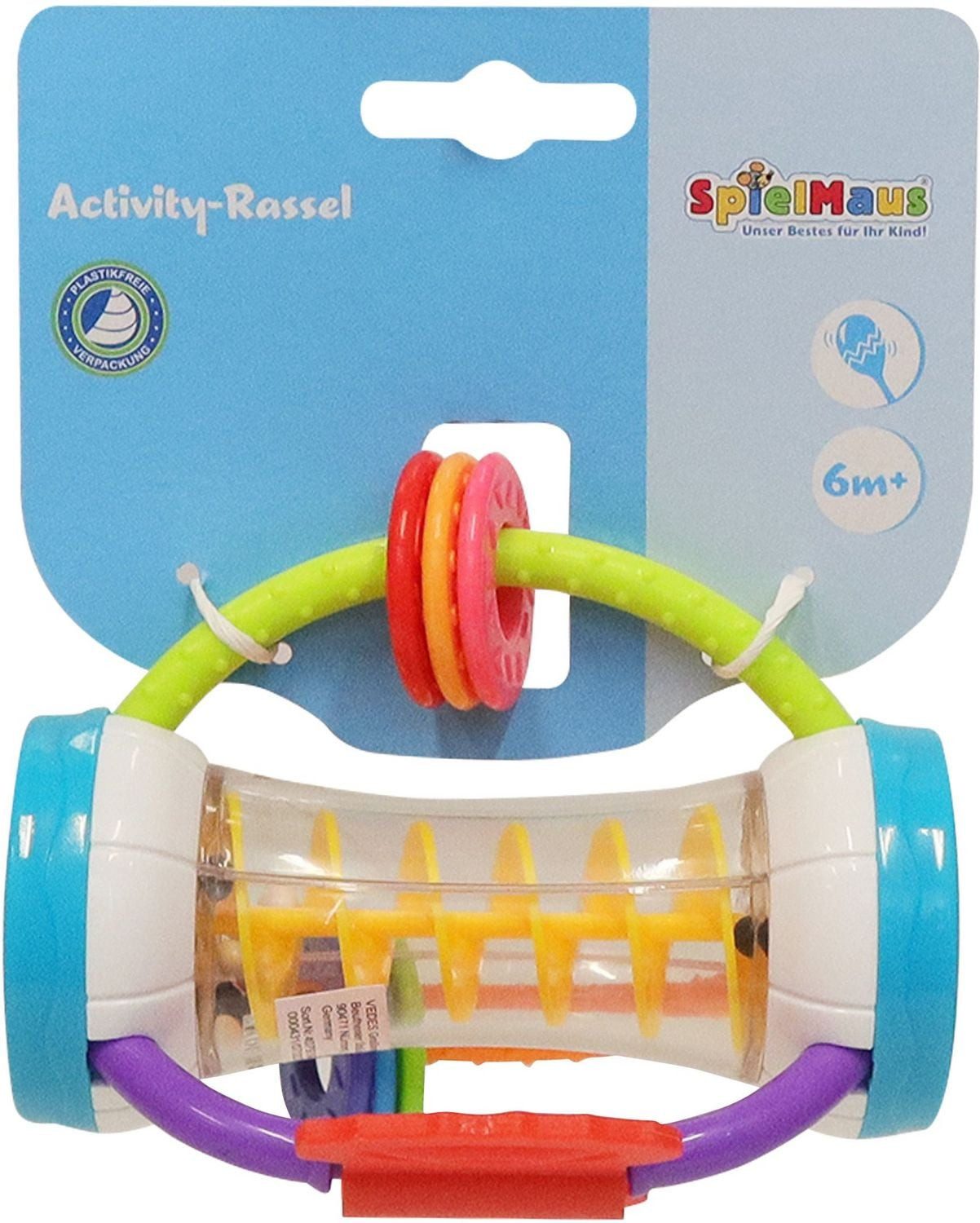 Spiel SpielMaus Baby Activity-Rassel mit Spiegel