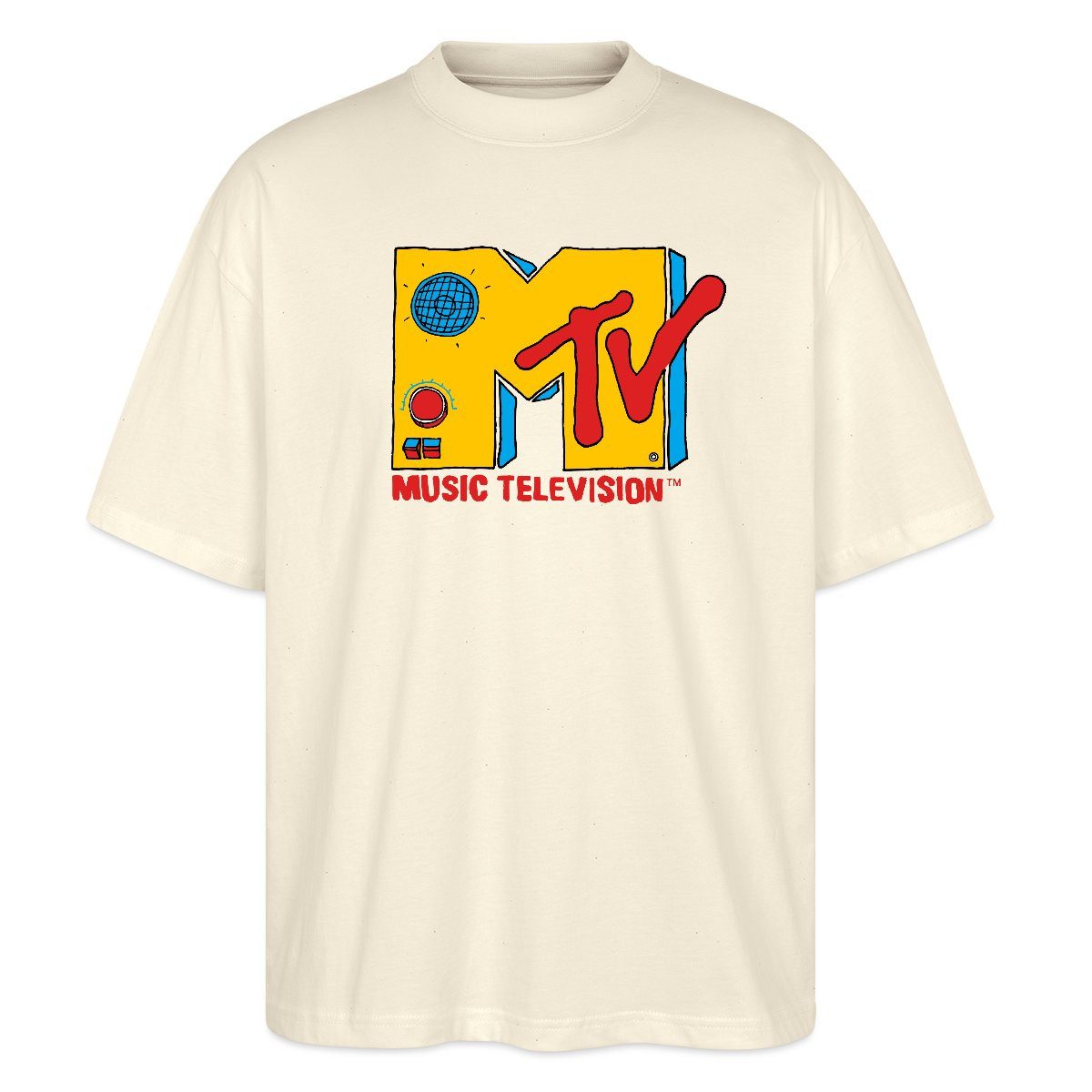 T-Shirt MTV Music Television Radio-Logo Oversize Unisex T-Shirt