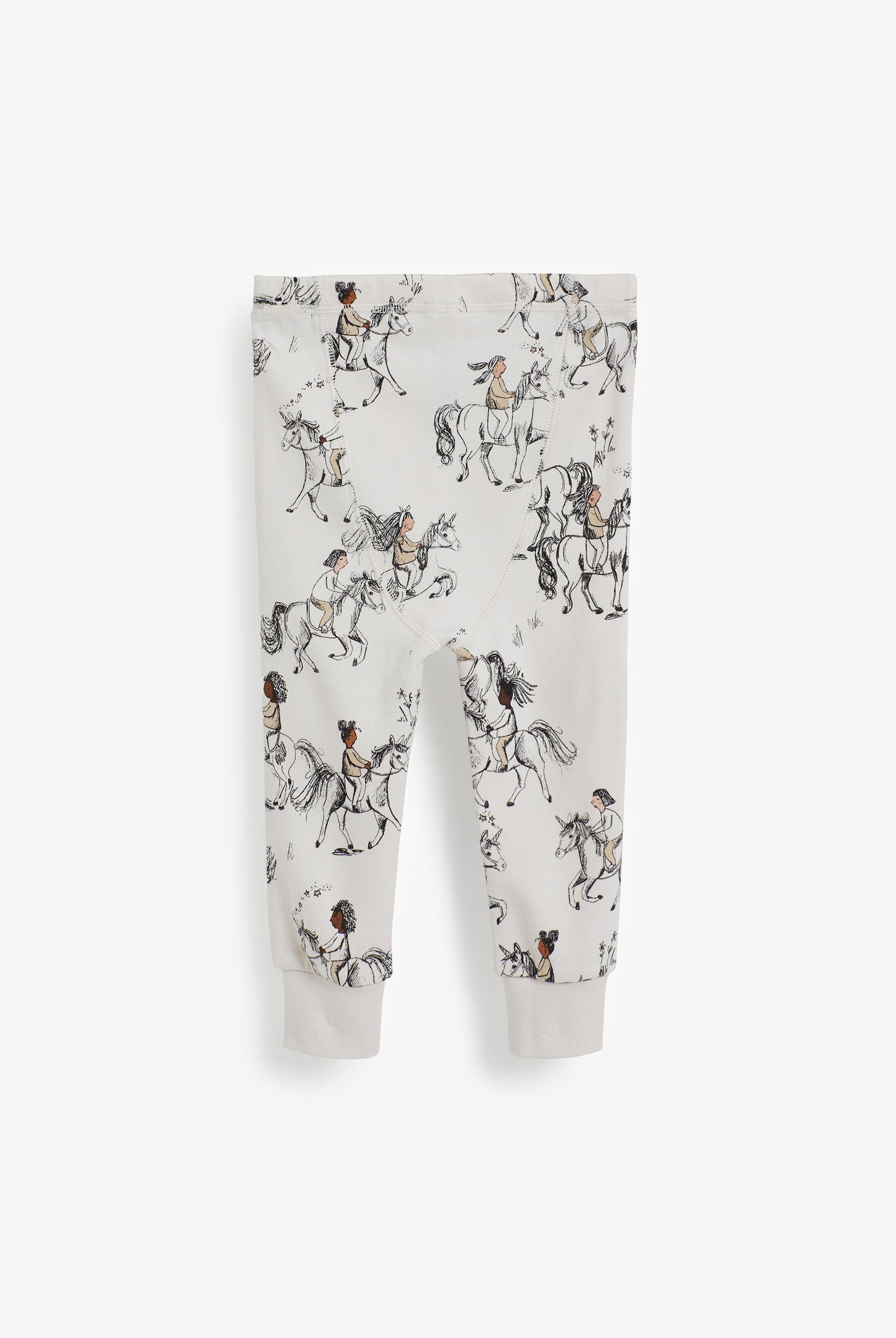 Charcoal Grey/Lilac Pyjama (6 Pyjamas im tlg) Horse 3er-Pack Next