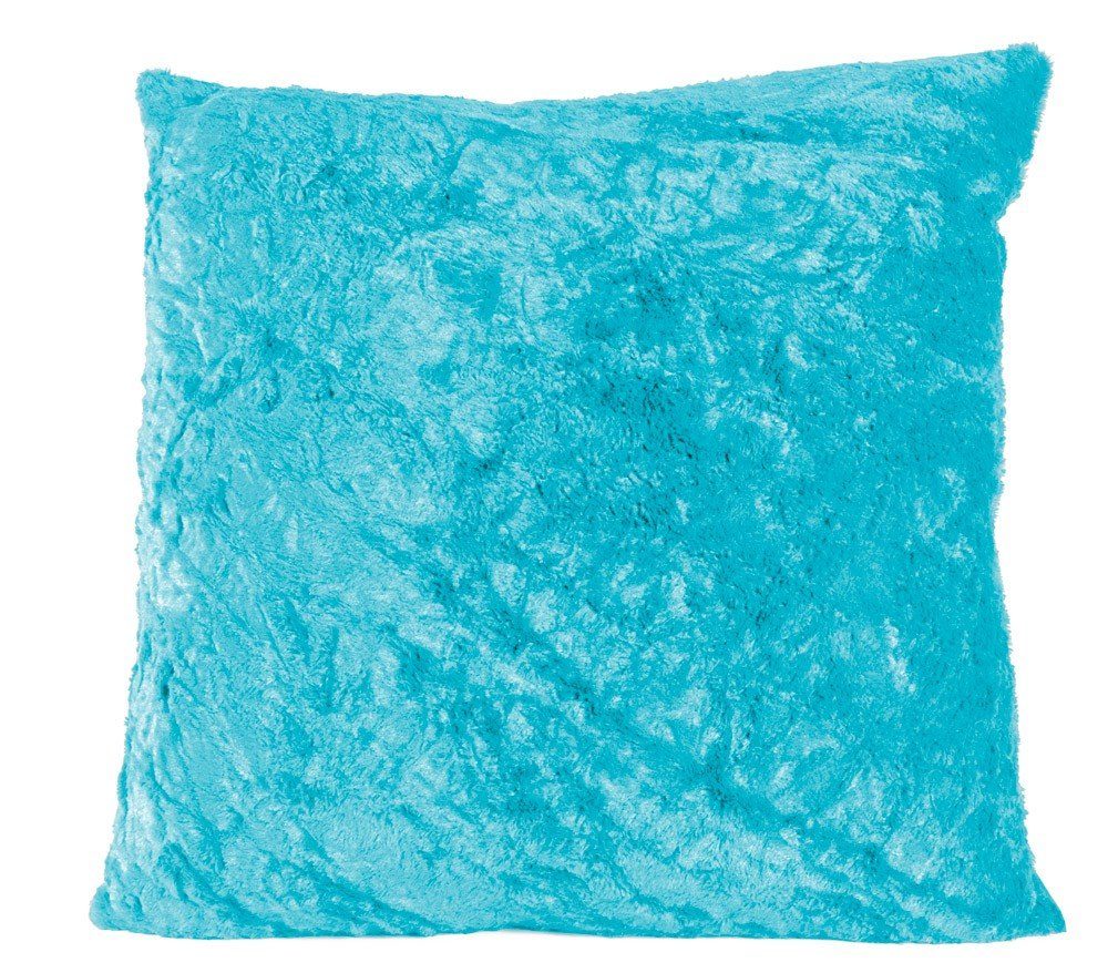 Magma Heimtex Fellkissen Kissenhülle "Fluffy" türkis, günstig online kaufen