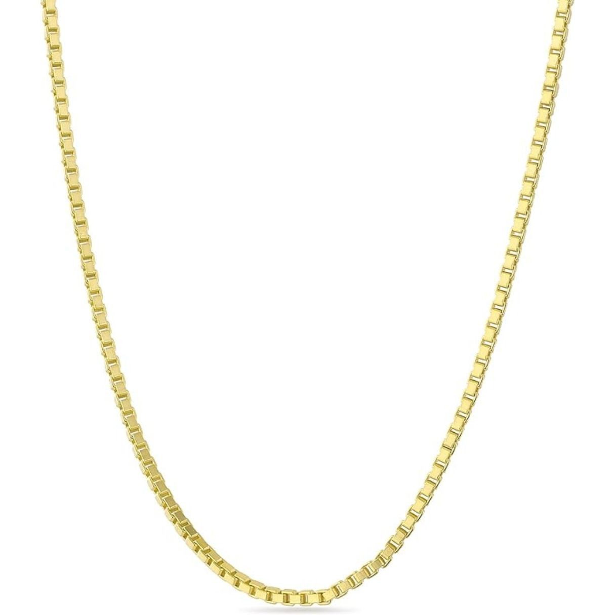 Einzelstück Silberkette Venezianerkette 925 Silber 44 - 50 cm Box Chain 14K günstig online kaufen