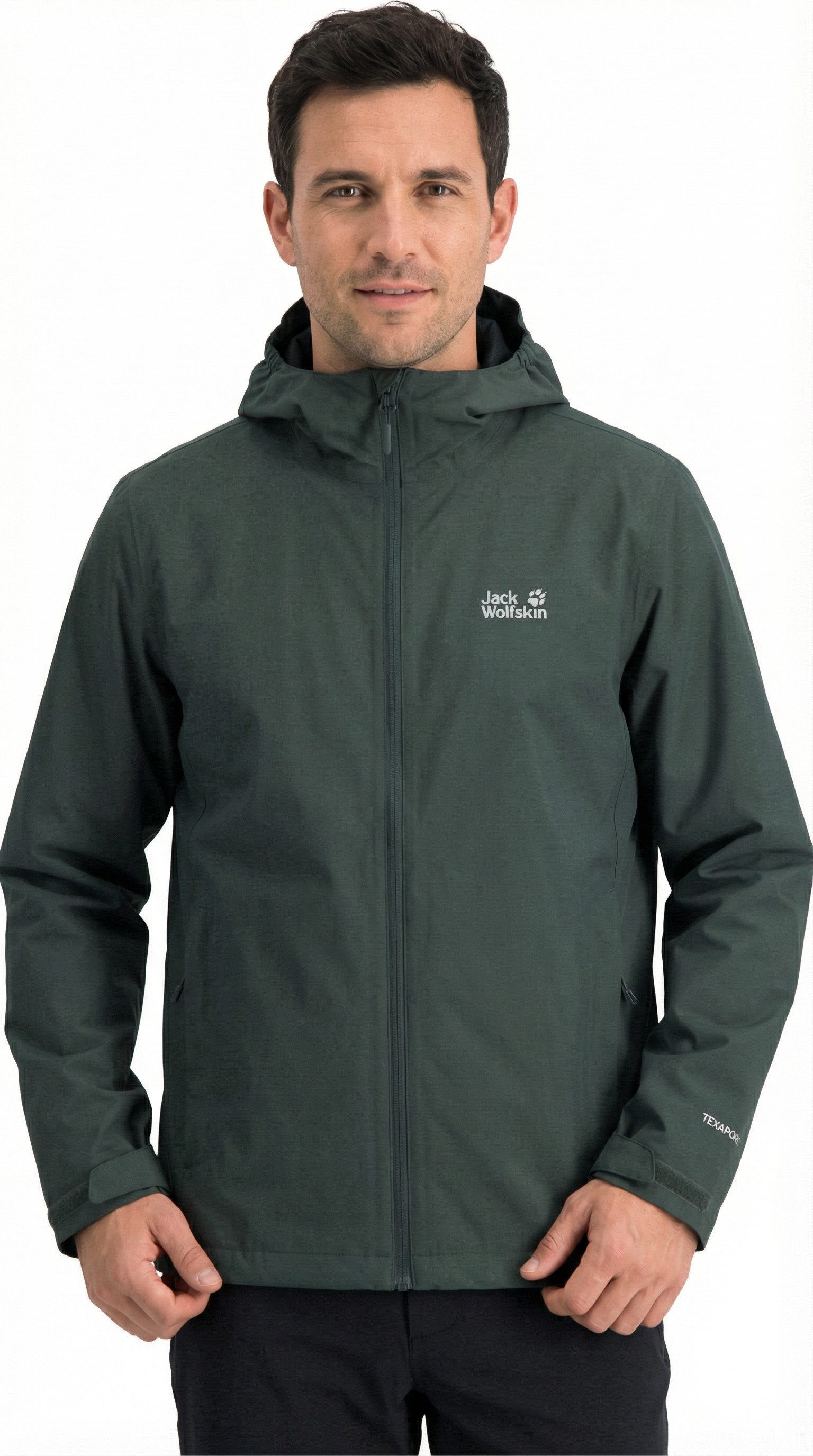 Jack Wolfskin Regenjacke OUTROVERT 2L JKT M wasserdicht, atmungsaktiv, Übergangsjacke