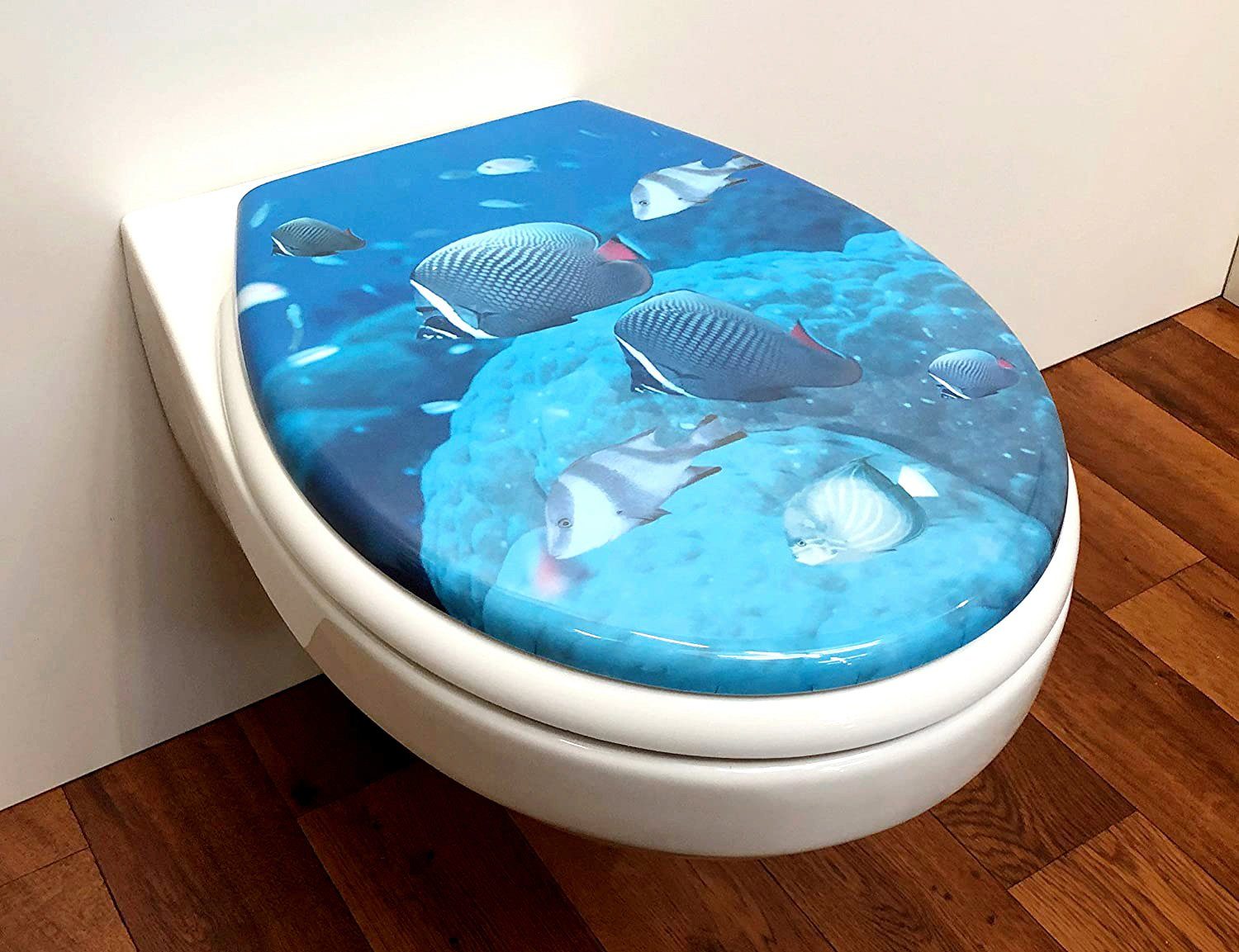 ADOB WC-Sitz Fisch, mit Absenkautomatik günstig online kaufen