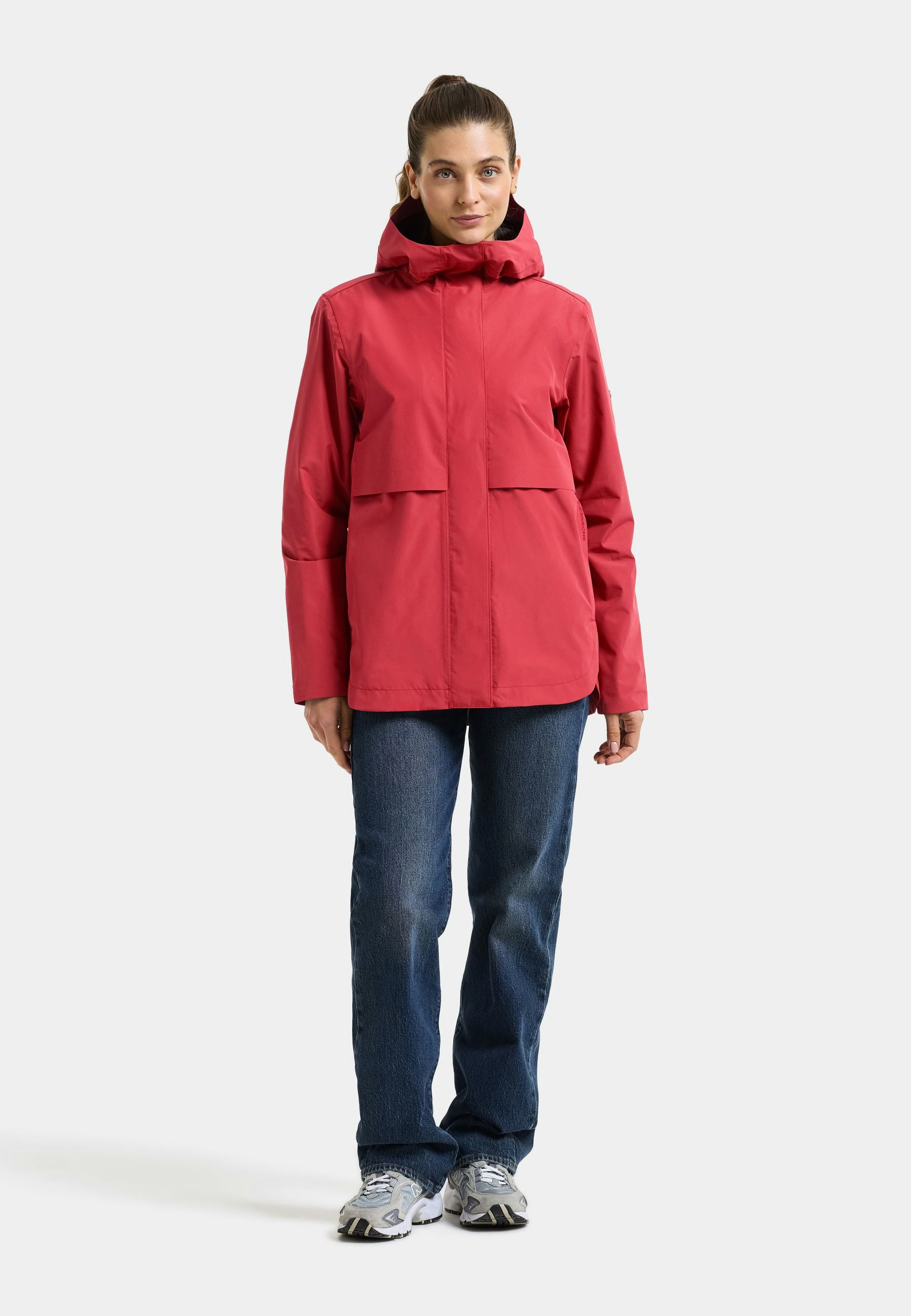 Didriksons Allwetterjacke Damen Übergangsjacke Regenjacke Wasserdicht ELSA mit Kapuze mit Taschen