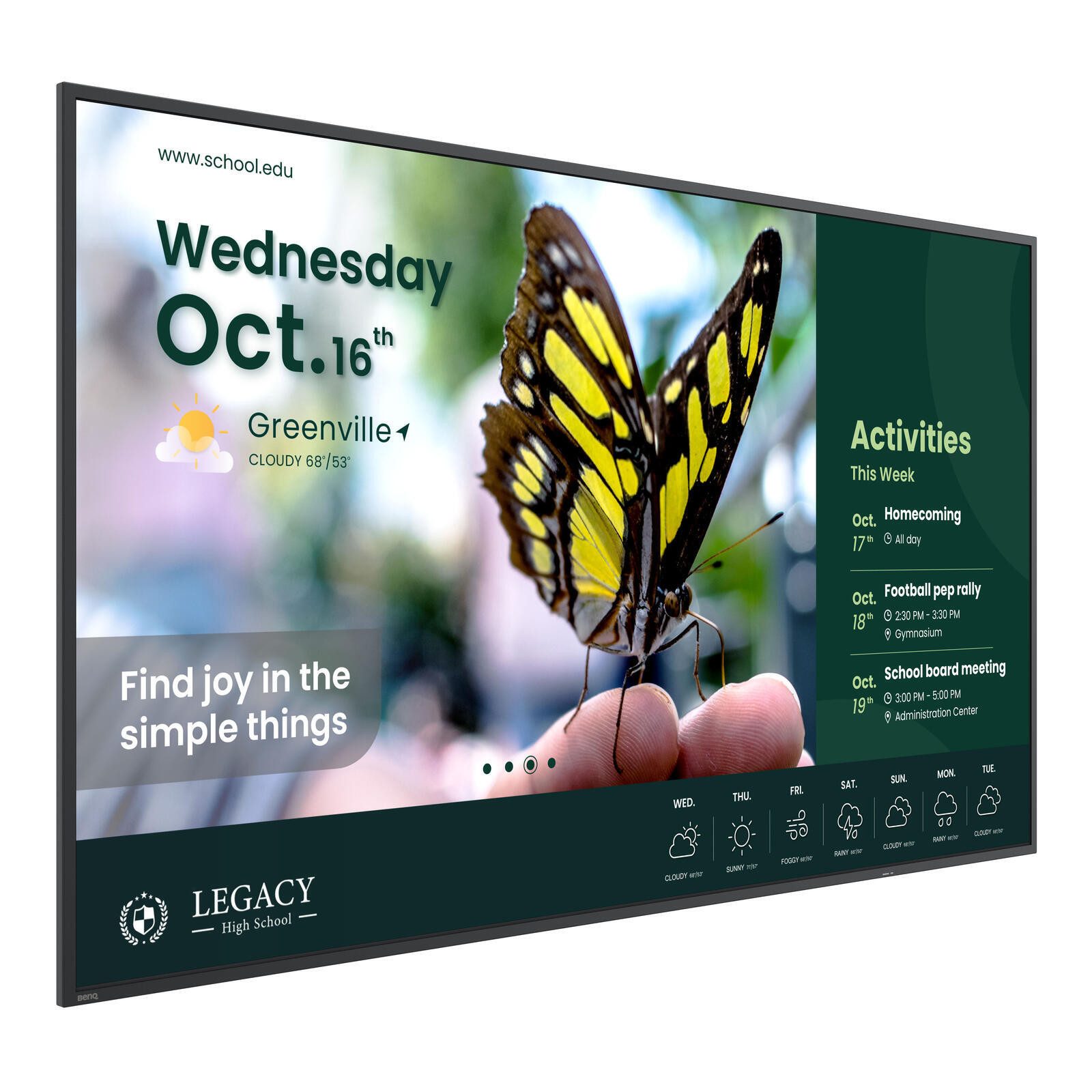 BenQ ST5504 LED-Monitor (3840 x 2160, 8 ms Reaktionszeit, TFT)