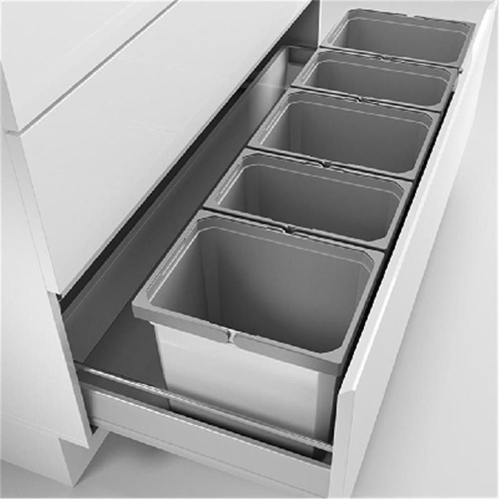 Naber Mülleimer Cox® Box 275 K/1200-5, Abfallsammler für vorhandene Auszüge