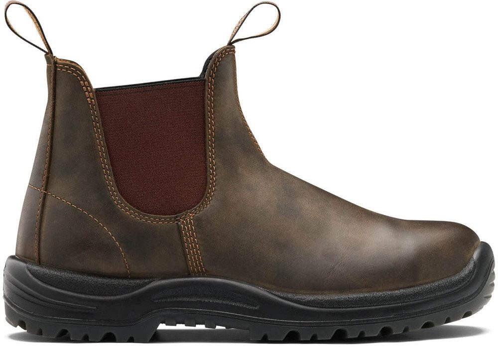 196 Brown Leather (Safety Series) Stiefel