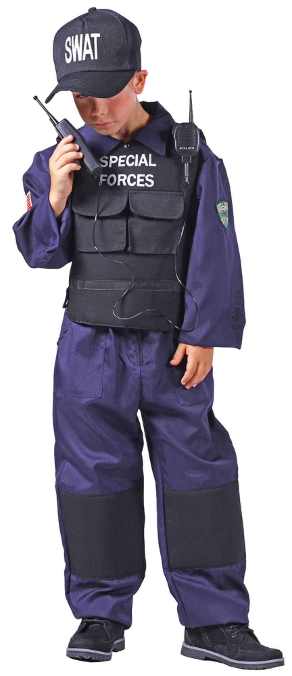 thetru Kostüm SWAT 'Special Forces' Kostüm für Jungen, Polizei
