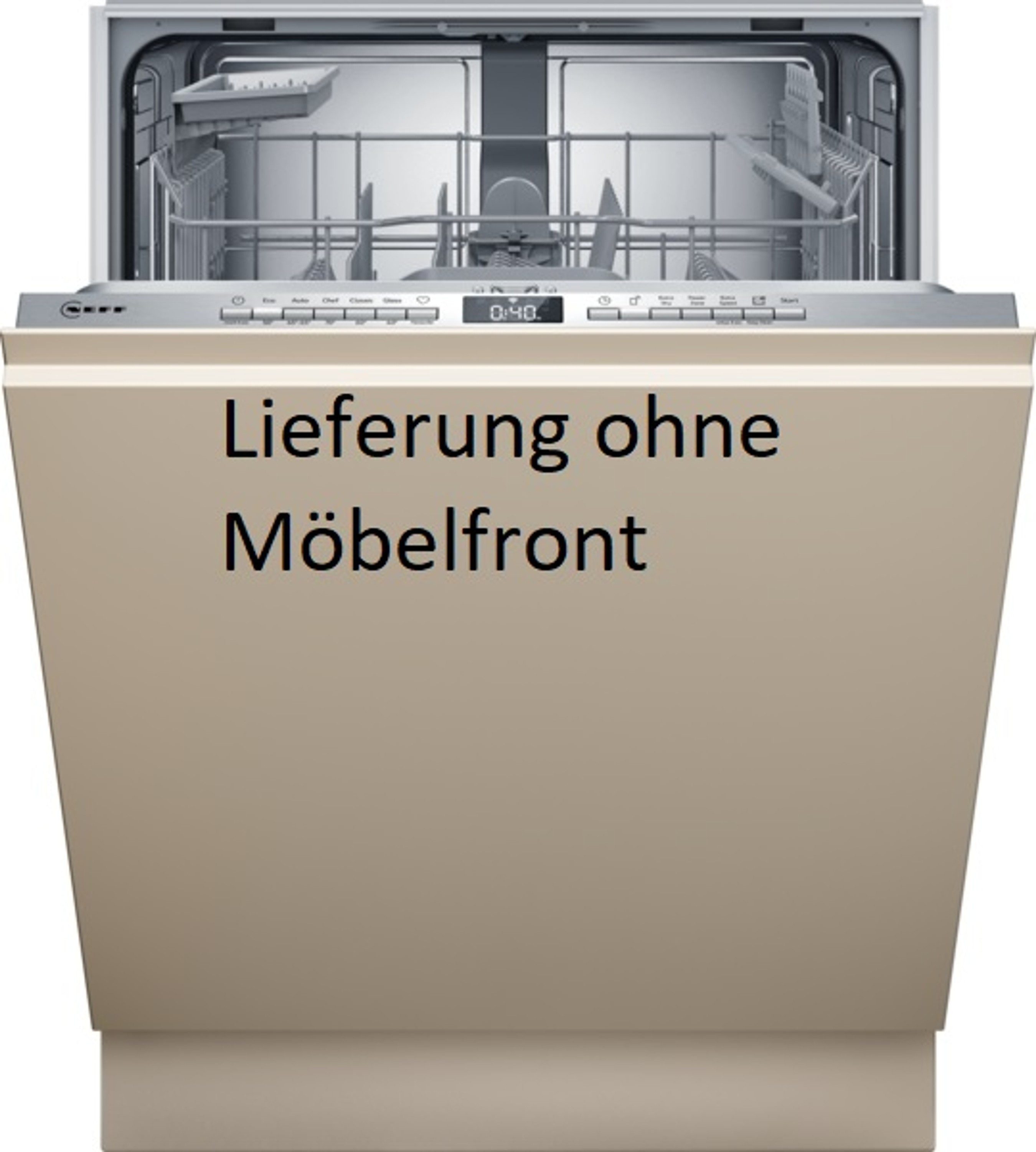 NEFF vollintegrierbarer Geschirrspüler N 50 S275HTX04E, 9 l, 13 Maßgedecke, LED-Lichtpunkt, Wifi-fähig