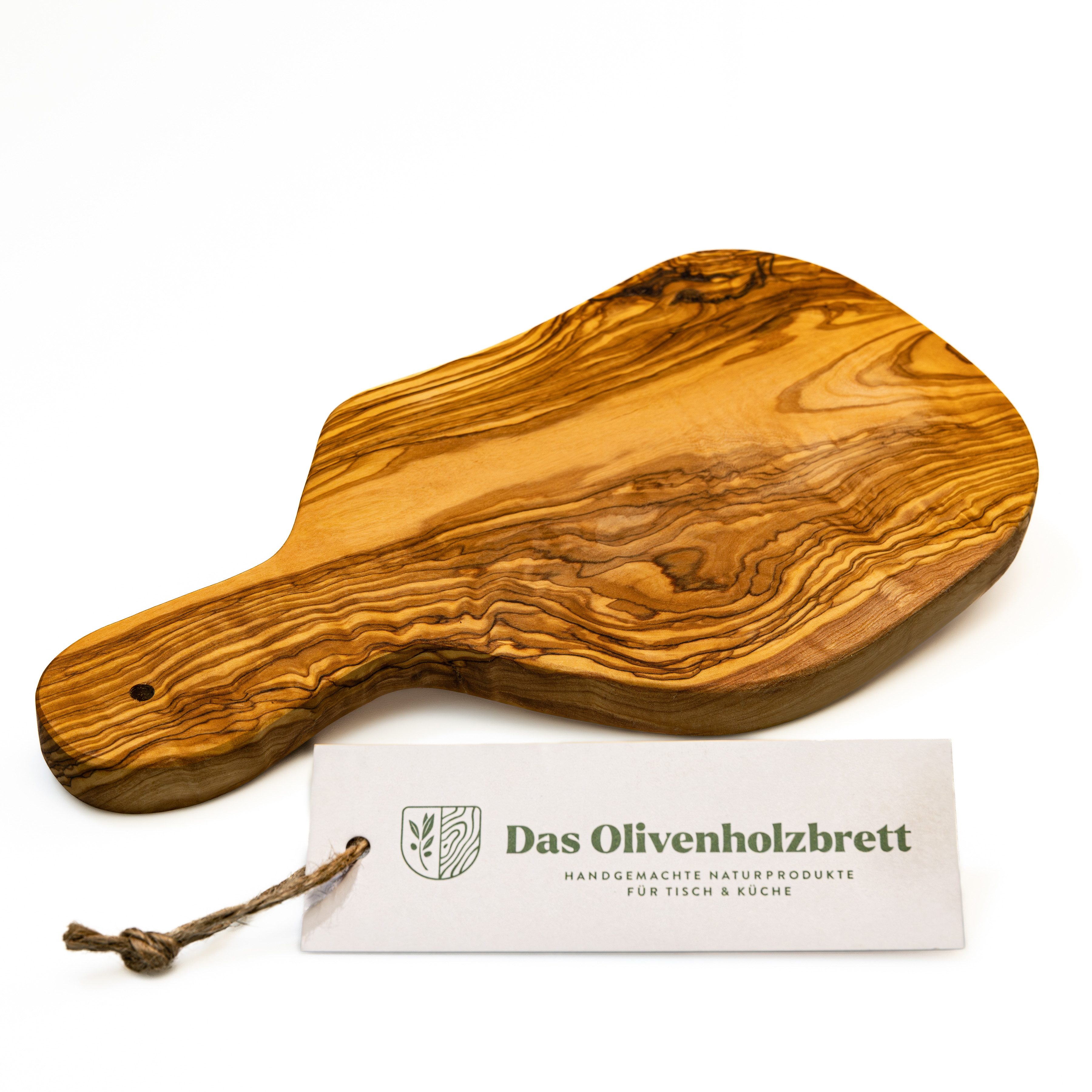 dasOlivenholzbrett Kräuterschneidebrett Standardisiertes Olivenholz Griffbrett - Kräuterschneidebrett