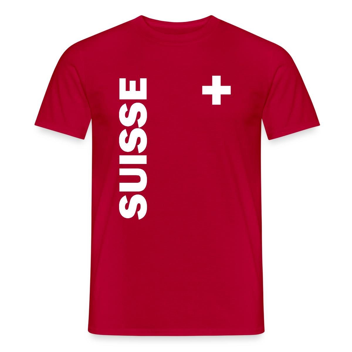 T-Shirt Suisse Schweiz Landesflagge Trikot Männer T-Shirt