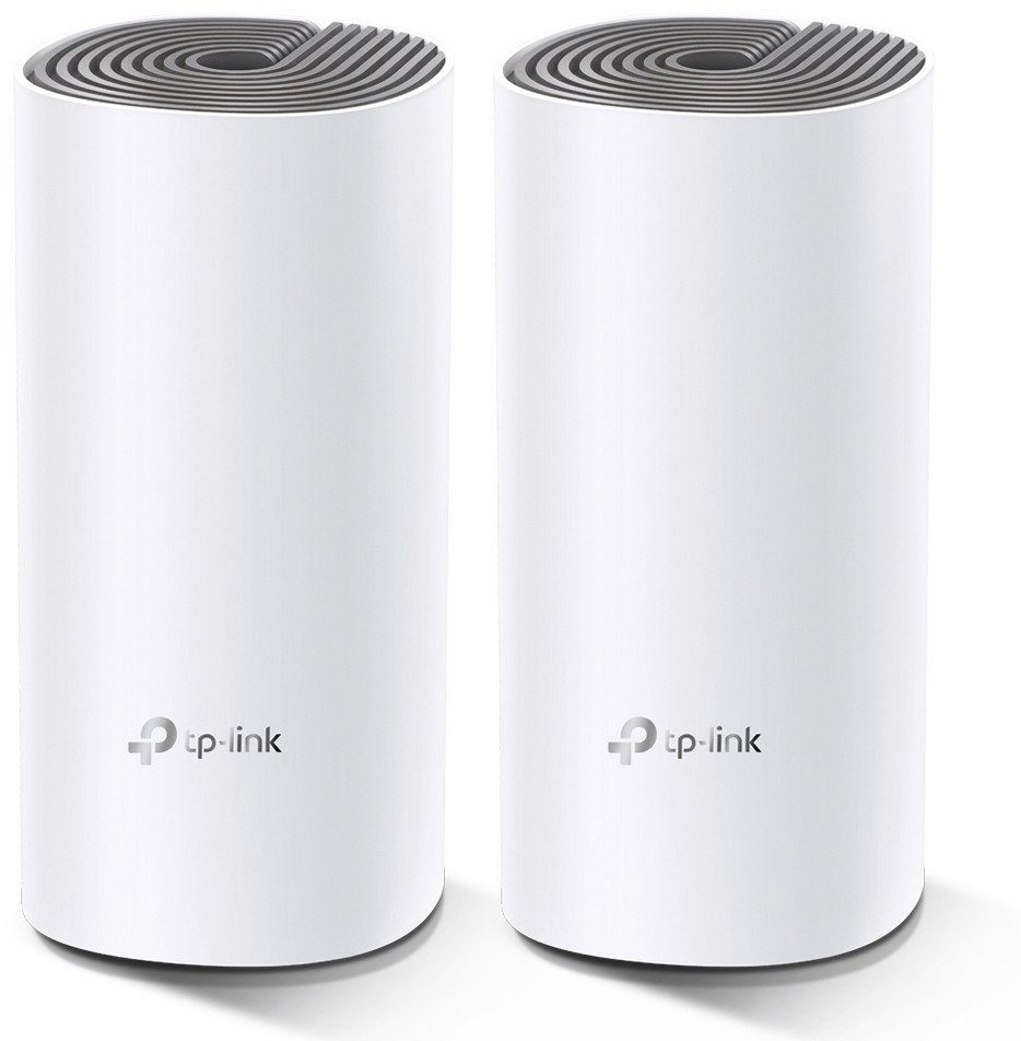 Deco E4 (2er-Pack) AC1200 Whole-Home Mesh Wi-Fi System WLAN-Repeater