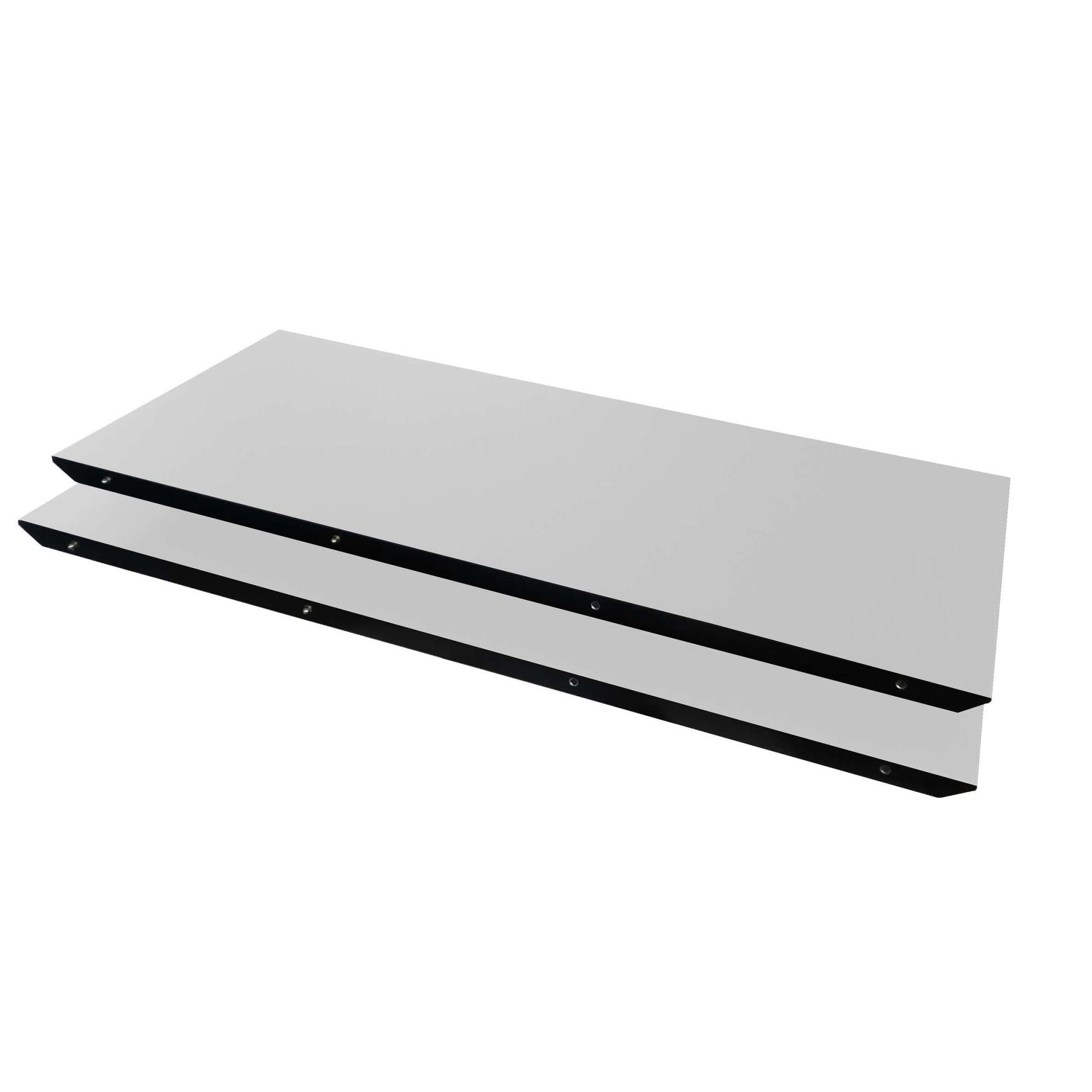 Hammel Furniture Esstisch Meza Designtisch mit Auszugsfunktion und 2 Einlegeplatten, bootsförmige Tischplatte MDF,Trapez gestell, in zwei Breiten