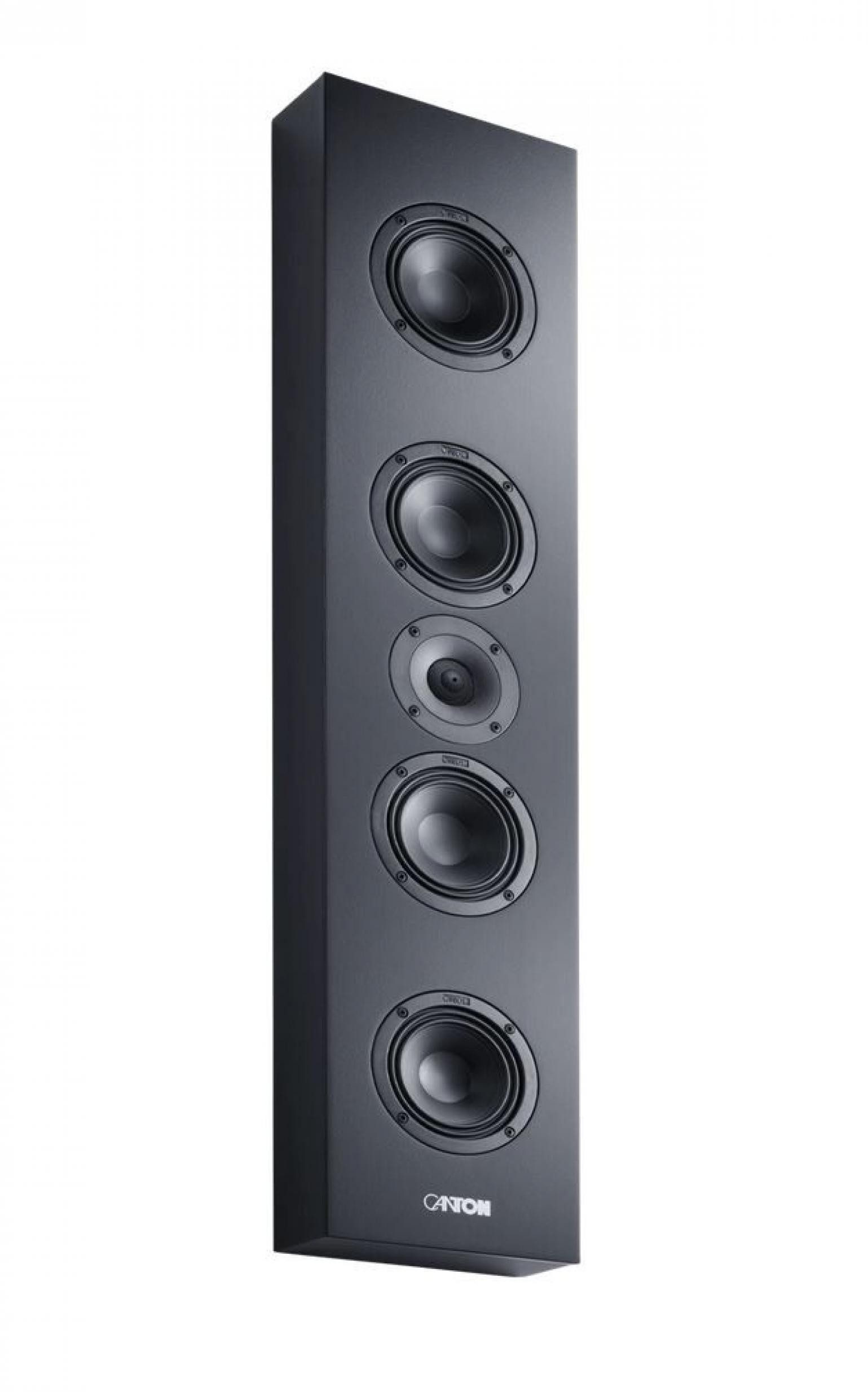 CANTON Atelier InWall 9 schwarz seidenmatt Einbaulautsprecher (Nicht vorhanden, 100.0 W, Sehr flache Bauweise, rahmenlose magnetische Stoffabdeckung)