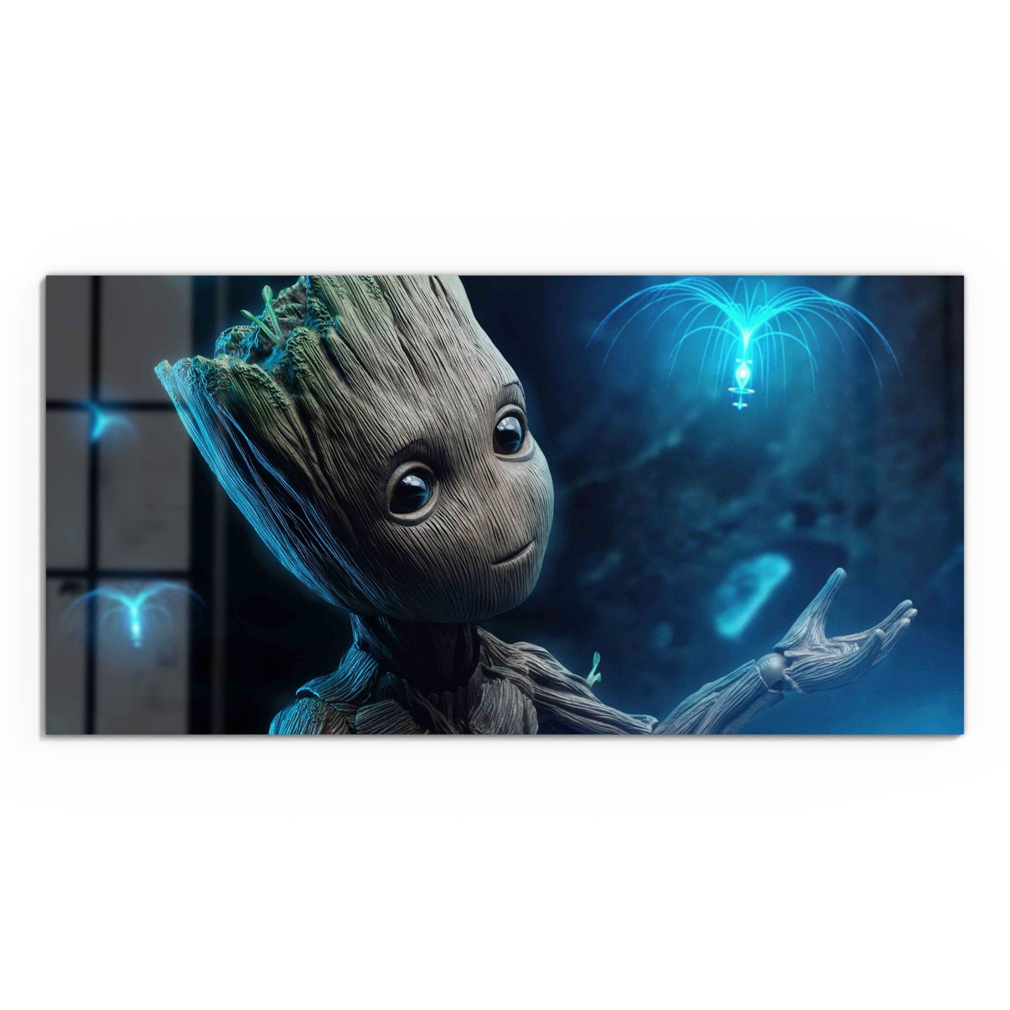 DEQORI Glasbild 'Niedlicher Baby Groot', 'Niedlicher günstig online kaufen