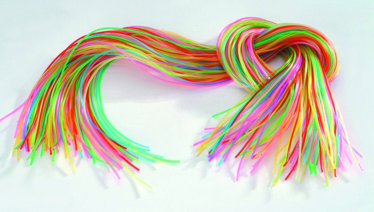 Glorex Bastelnaturmaterial Glorex Colour Strips opac 100 cm, 20 Stück