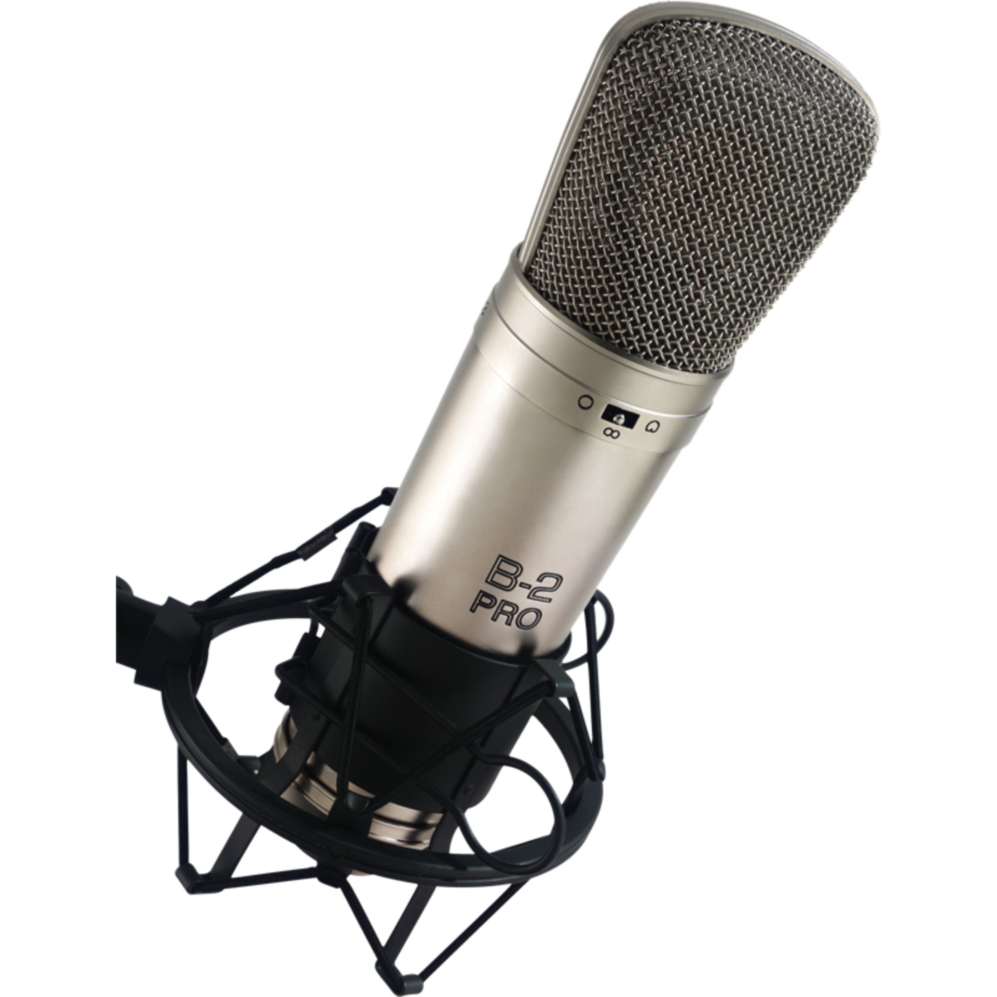 Behringer Mikrofon (B-2 Pro Großmembran-Mikrofon Kugel/Niere,inkl.Spinne/Koffer), B-2 Pro - Großmembran Kondensatormikrofon