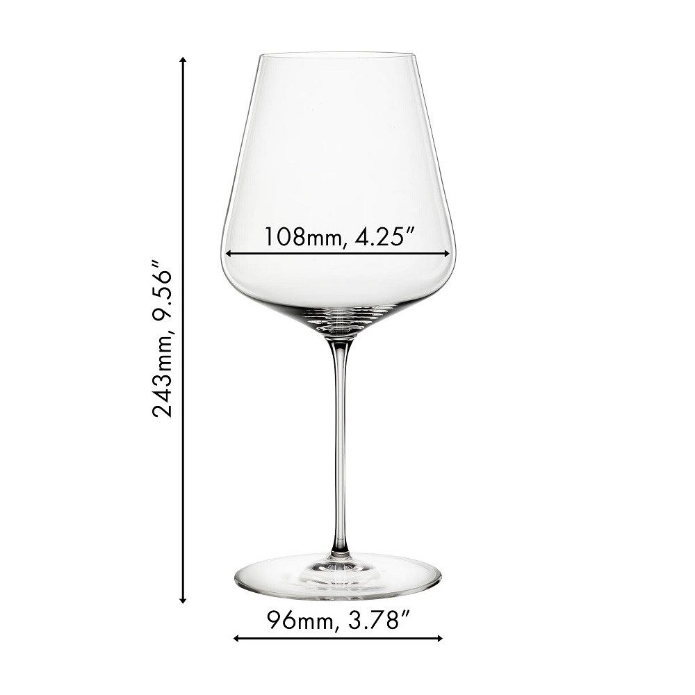 SPIEGELAU Weinglas Spiegelau Definition Bordeaux 750ml 6 er Set, Glas