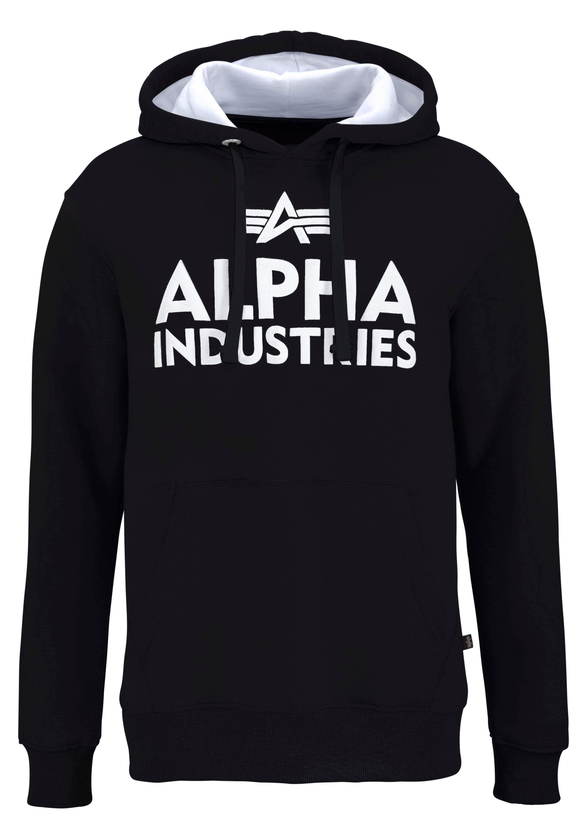 Industries Alpha Kapuzensweatshirt black/white