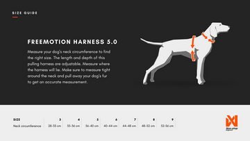 Non-stop dogwear Hunde-Geschirr Freemotion Harness 5.0 verstellbares Zuggeschirr für Hunde