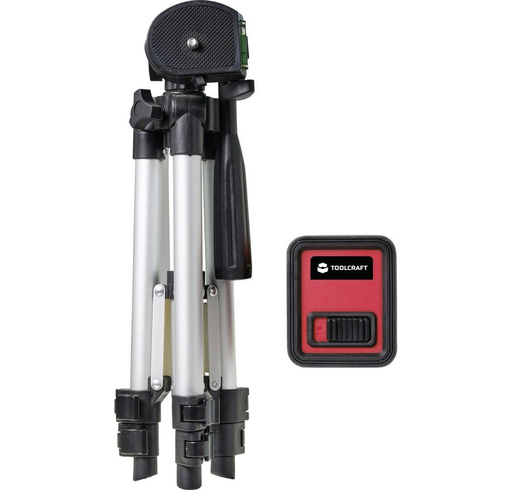 Thumbnail - TOOLCRAFT Nivelliergerät TOOLCRAFT CL12-G Kreuzlinienlaser inkl. Stativ, selbstnivellierend, g, (CL12-G)