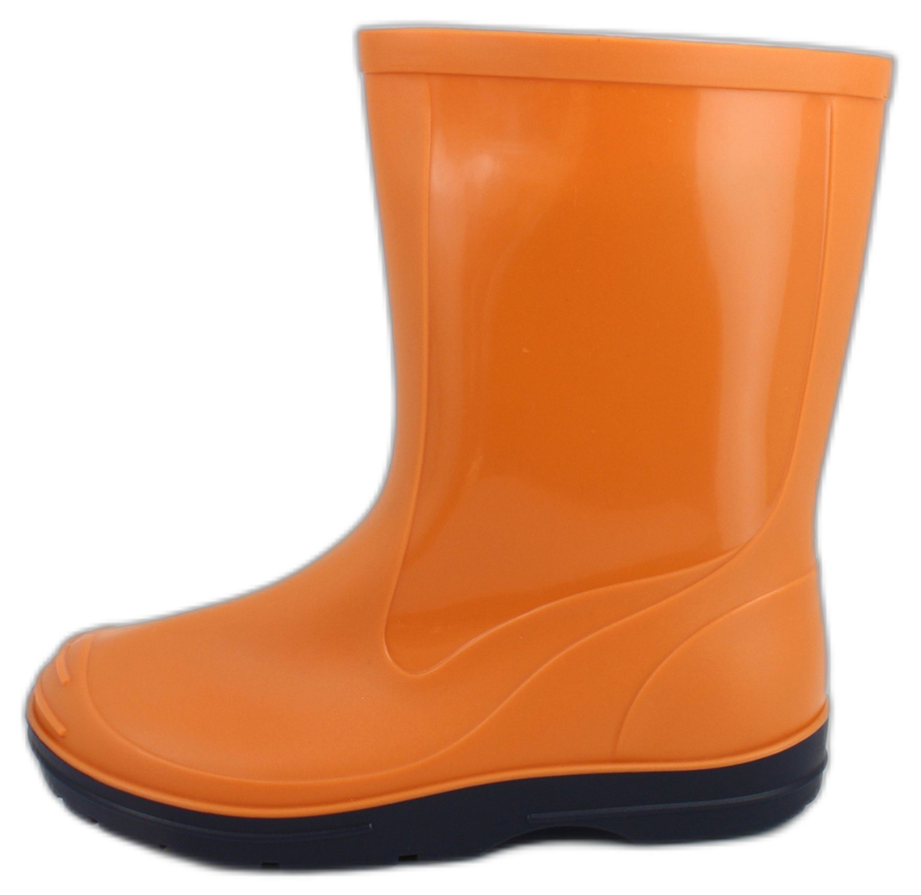Beck Regenstiefel Basic Gummistiefel (für Mädchen und Jungen, in vielen Farben und Größen verfügbar) schmaler Schlupf-Stiefel, herausnehmbare Innensohle