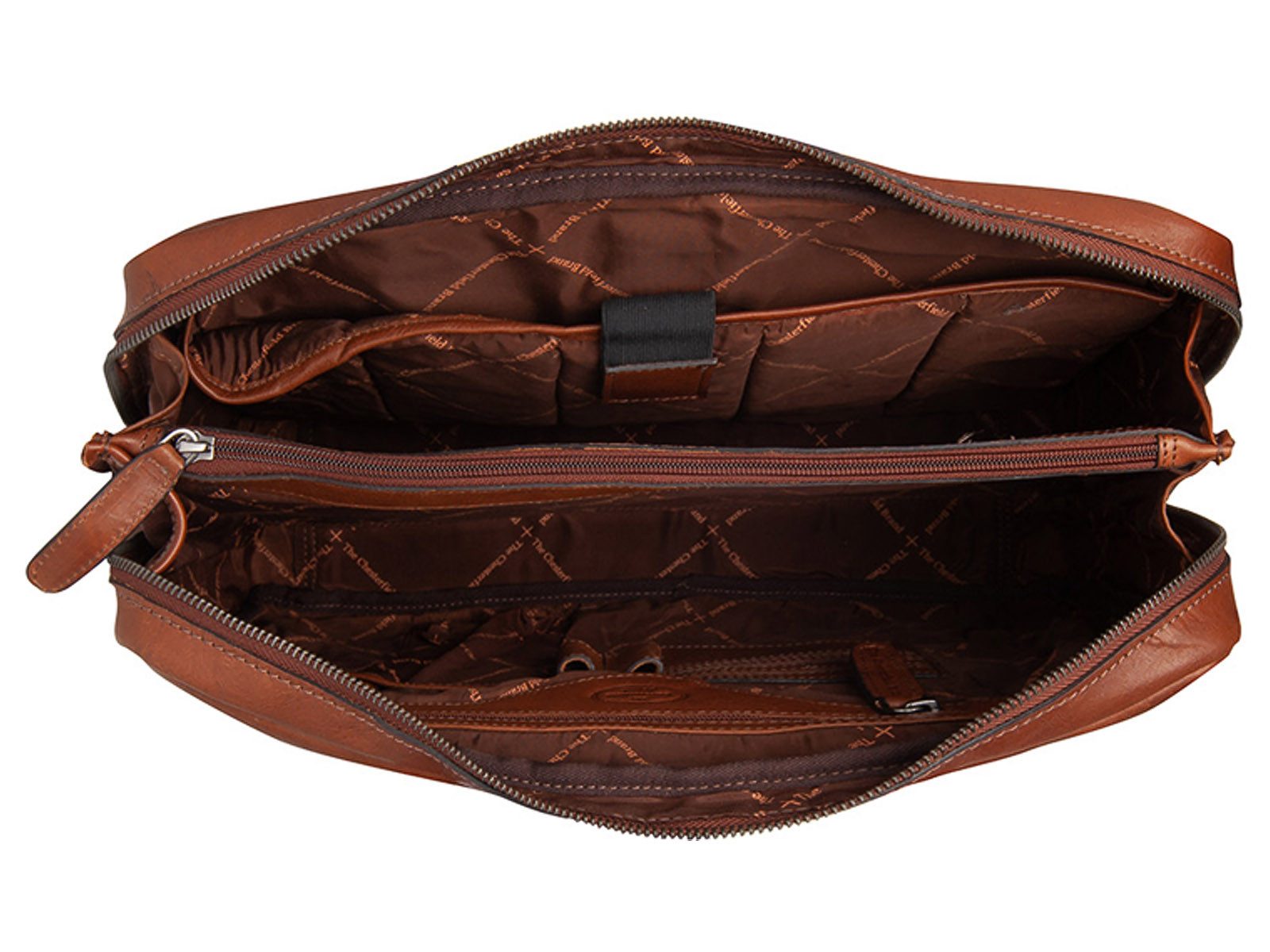 The Chesterfield Brand Umhängetasche C48.1245 Modena Gusset Briefcase / Aktentasche Leder (Stück, 1-tlg., 1), Leder