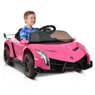 PFCTART Elektro-Kinderauto Elektroauto für Kinder 2 Motoren Bluetooth Doppeltüren LED-Leuchten, geeignet für Kinder ab 3 Jahren