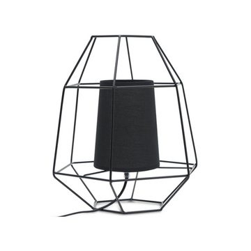 Konsimo Tischleuchte MERLI Tischlampe Nachttischlampe schwarz, ohne Leuchtmittel, 1,5m, E14
