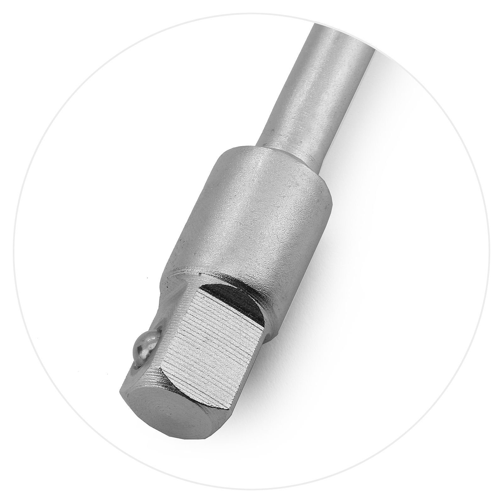 Yato Steckschlüssel Steckschlüssel T-Adapter 1, 2 Zoll mit drehbarem Griff Typ YT-1567 (Robuster T-Adapter mit drehbarem Griff, für den Einsatz mit 1/2 Zoll Stecknüssen)
