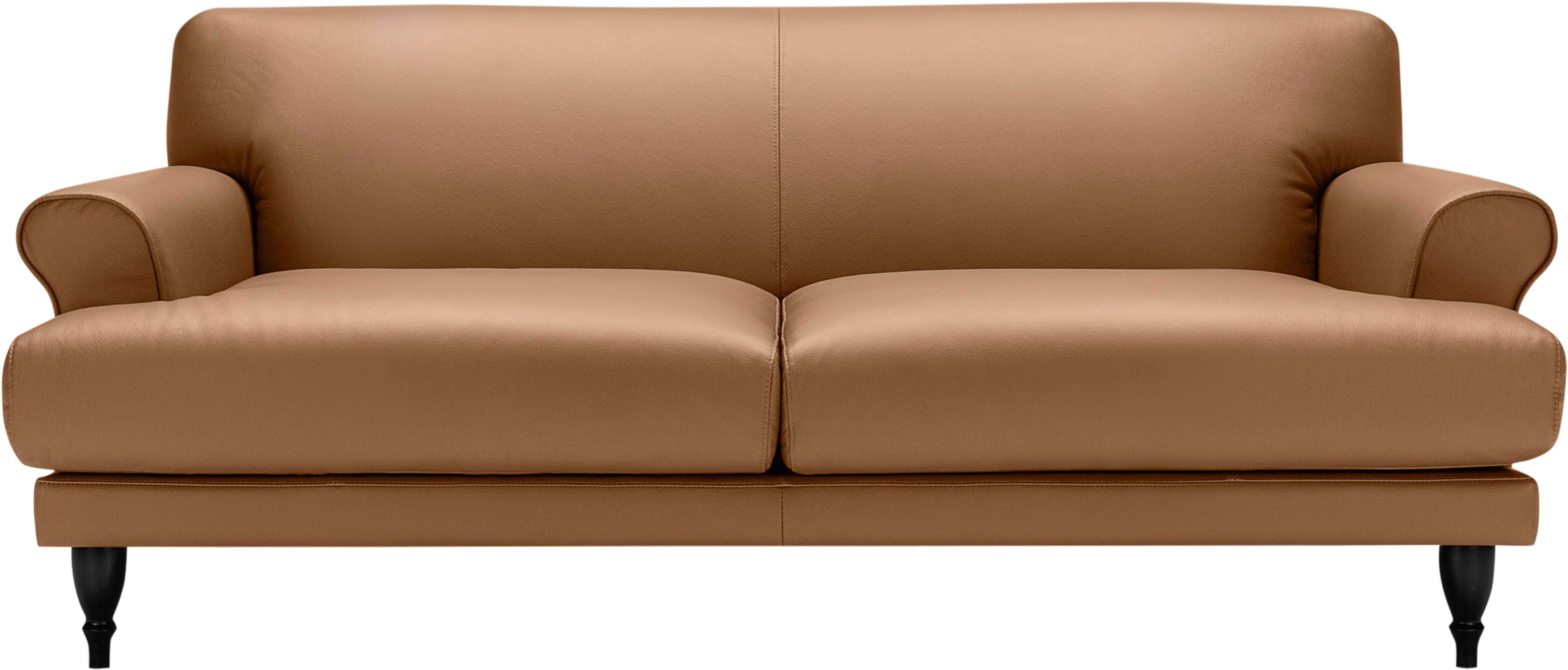 LOVI Sofa Ginger, 2-Sitzer, Füße in Buche, Sitzunterfederung Polsterunterlage mit