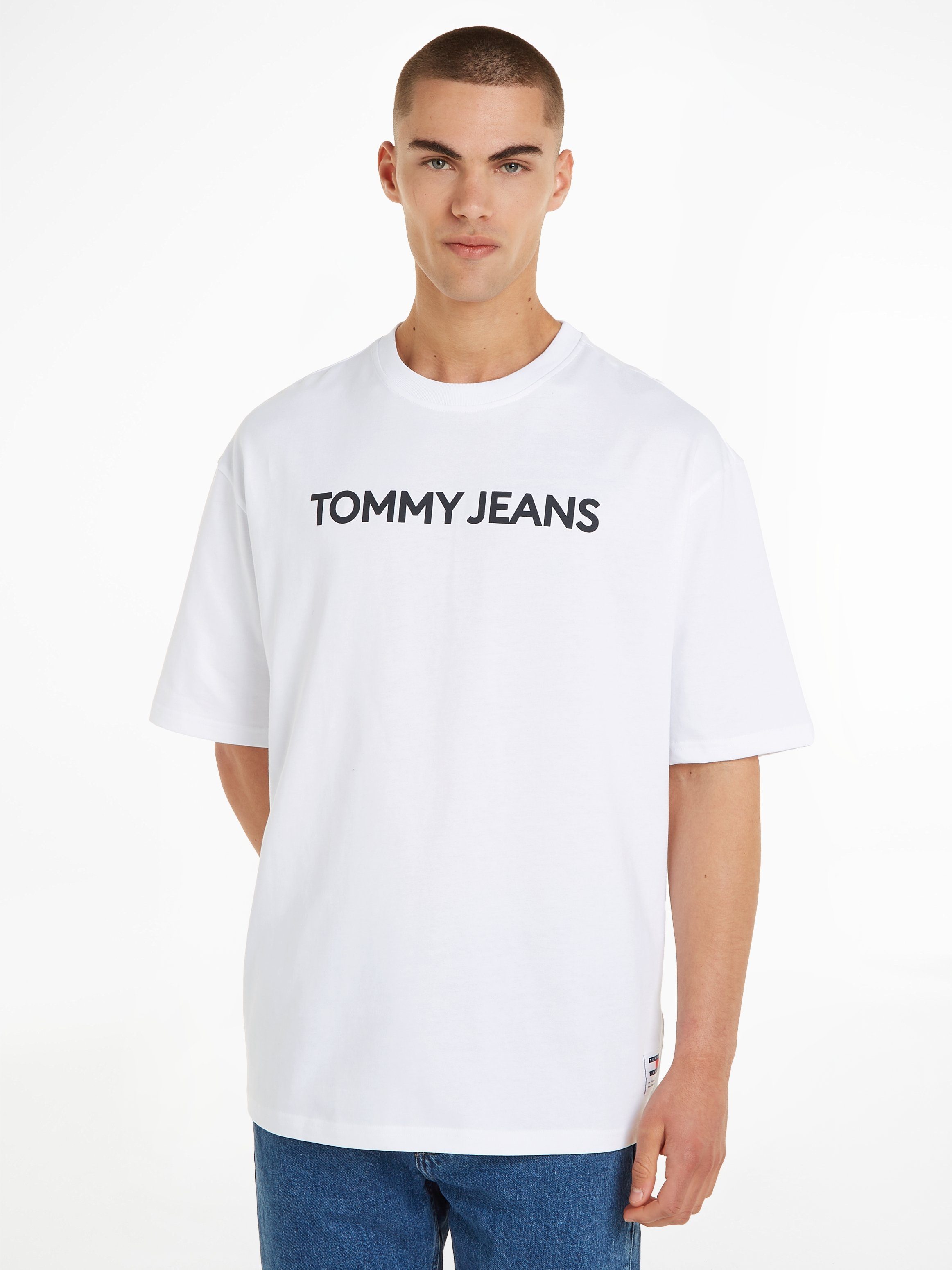 Tommy Jeans Plus T-Shirt TJM OVZ BOLD CLASSICS TEE EXT mit Tommy Jeans Schriftzug