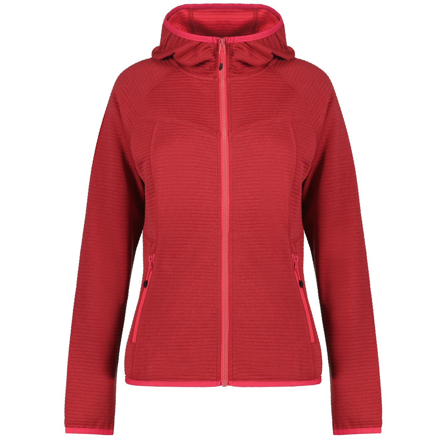 Strickfleecejacke Midlayer Berryville mit Kapuze
