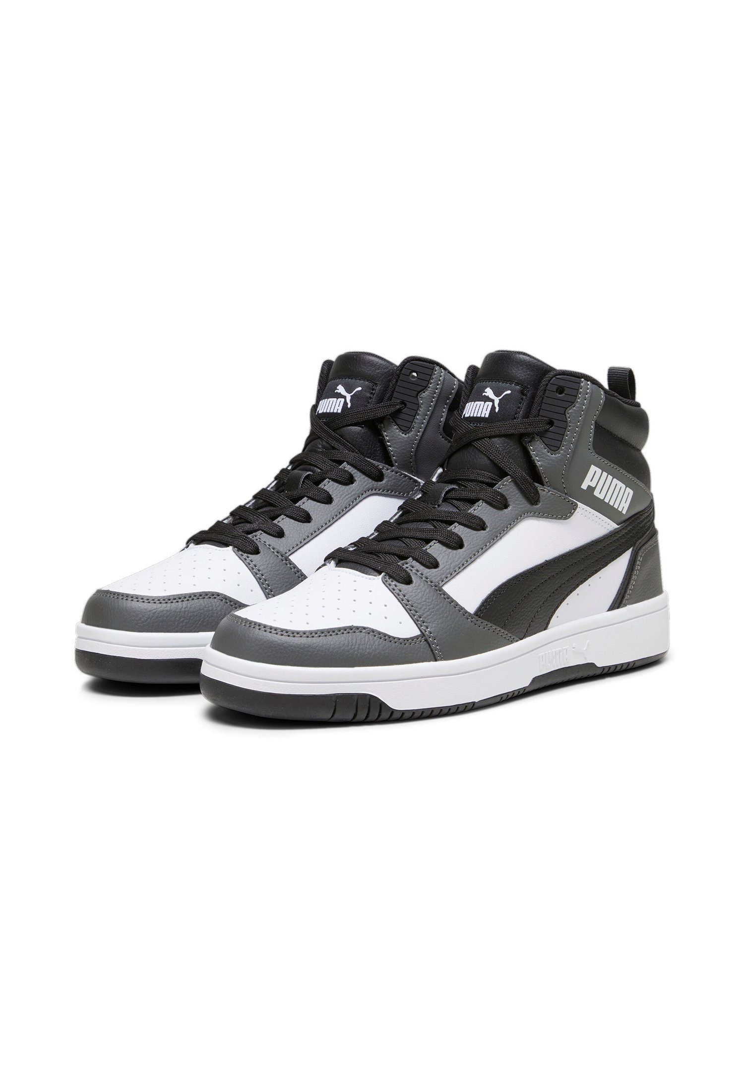 Puma White-Puma Black-Shadow Gray