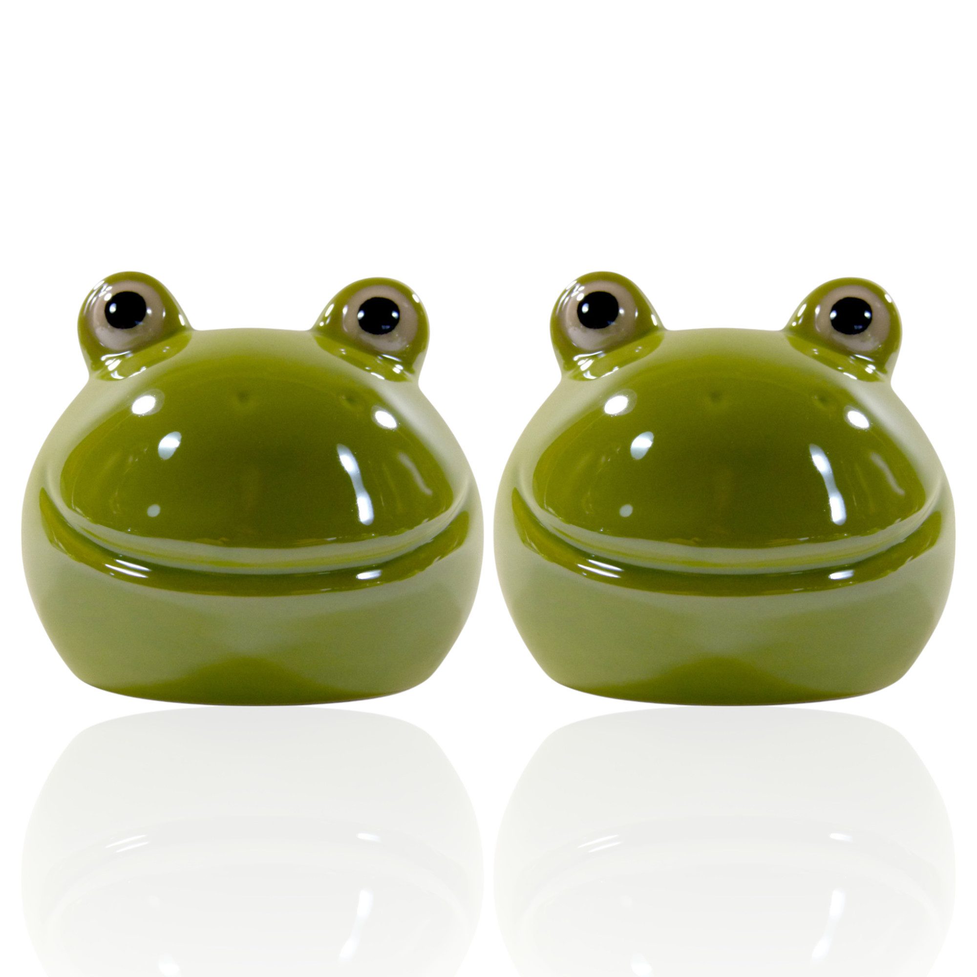 GlasArt Dekofigur Dekofigur Froschkopf Froschkönig drei günstig online kaufen