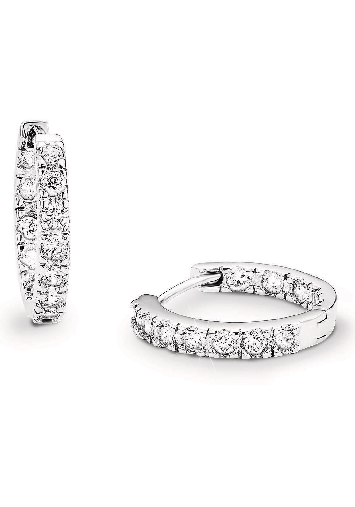 Amor Paar Серьги-кольца, mit Zirkonia (synth)