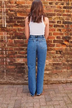 Next Weite Jeans Jeans mit Rissen und weitem Beim im Stil der 90er (1-tlg)