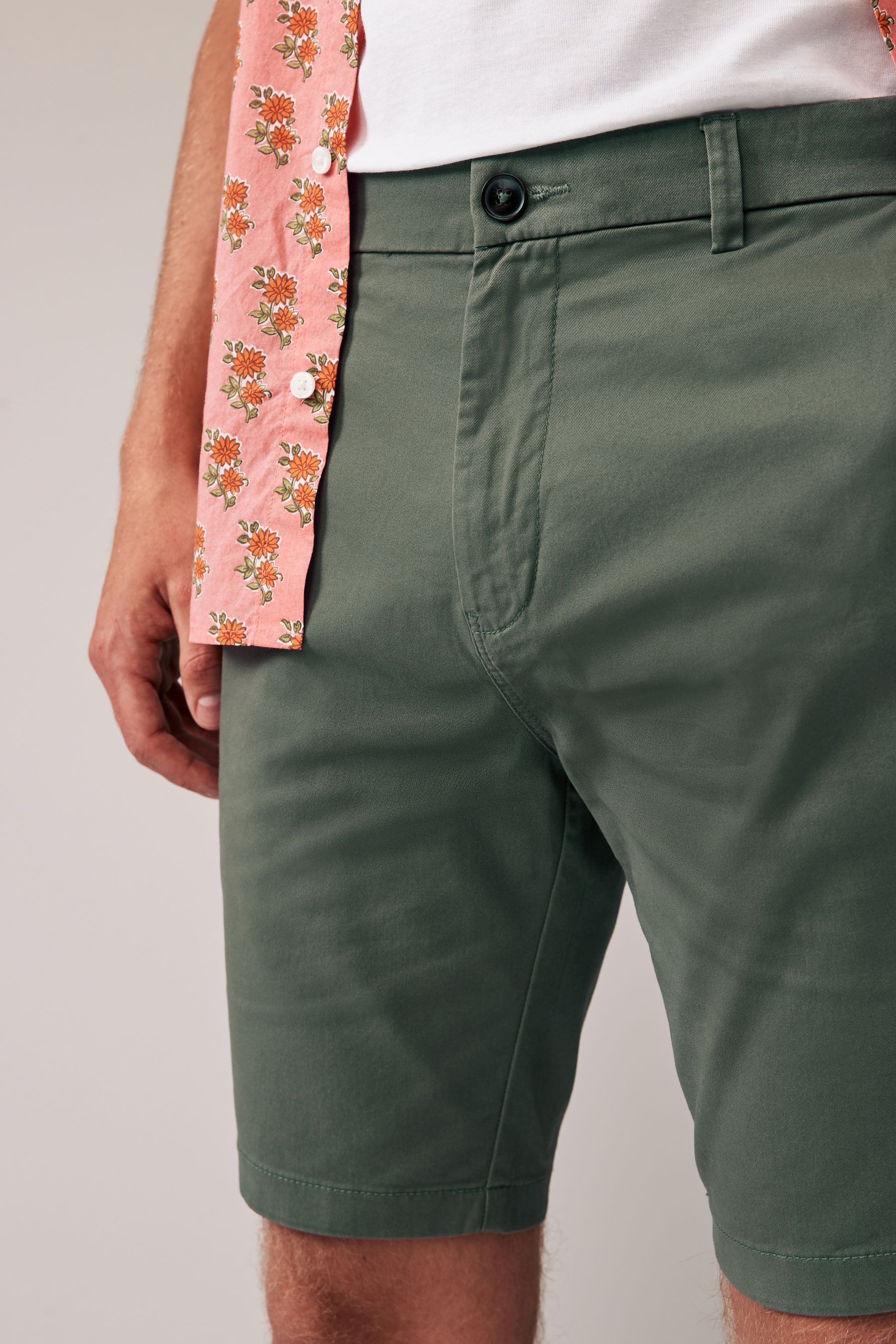 Next Chinoshorts Skinny Fit Chinoshorts mit Stretch (1-tlg)