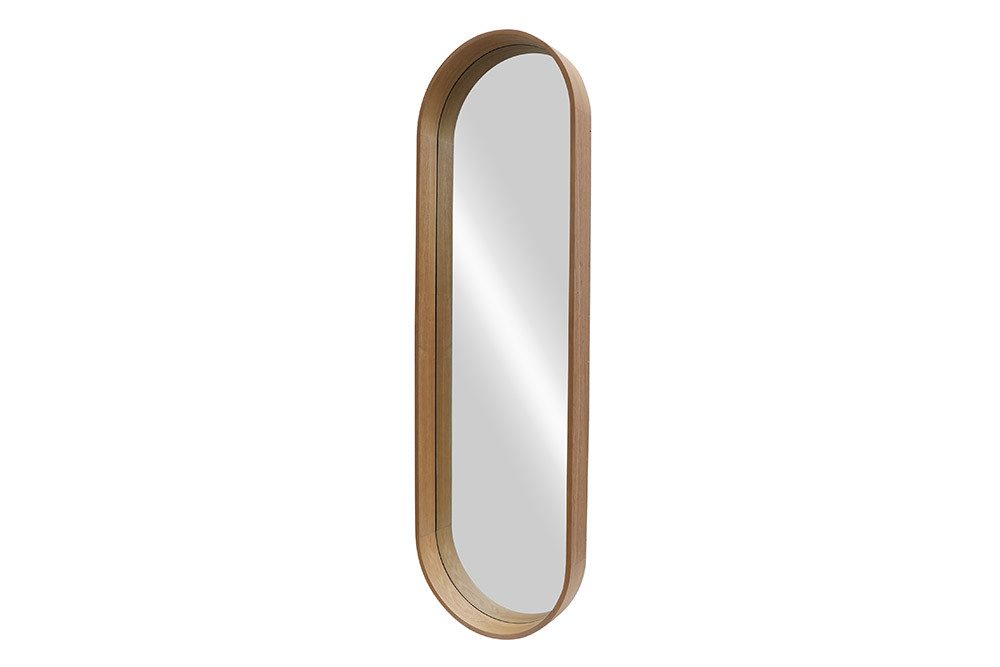 riess-ambiente Wandspiegel PORTRAIT 165cm natur – Eichenholz-Design, oval, Ganzkörper (Einzelartikel, 1-St), großzügige Spiegelfläche als Statement – ideal für Ankleide oder Flur