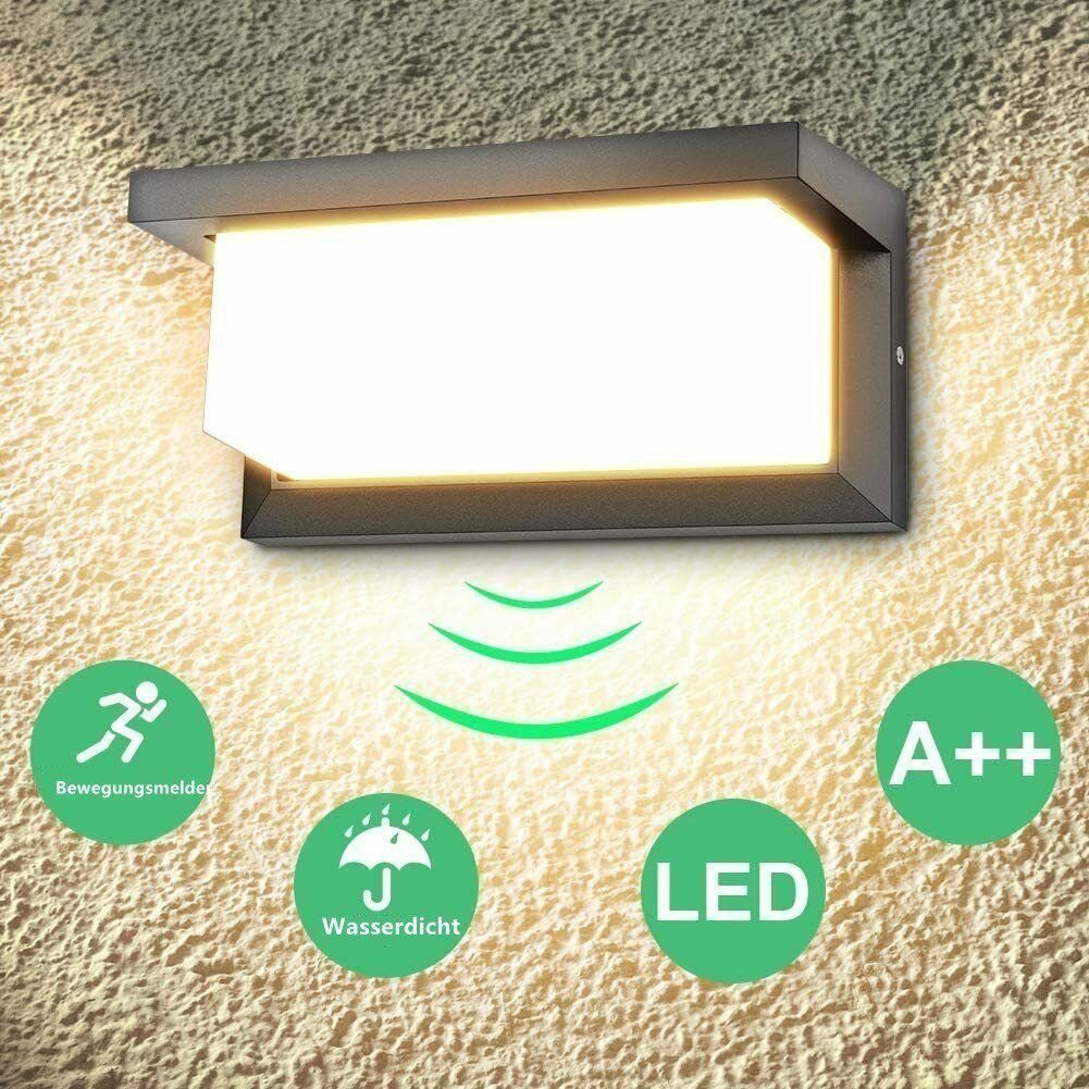 WILGOON Außen-Wandleuchte 18W LED Wandleuchte mit günstig online kaufen