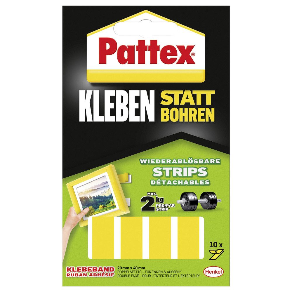 Pattex Klebeband Pattex PXMS1 PXMS1 Doppelseitige Klebestrips (L x B) 40 mm günstig online kaufen