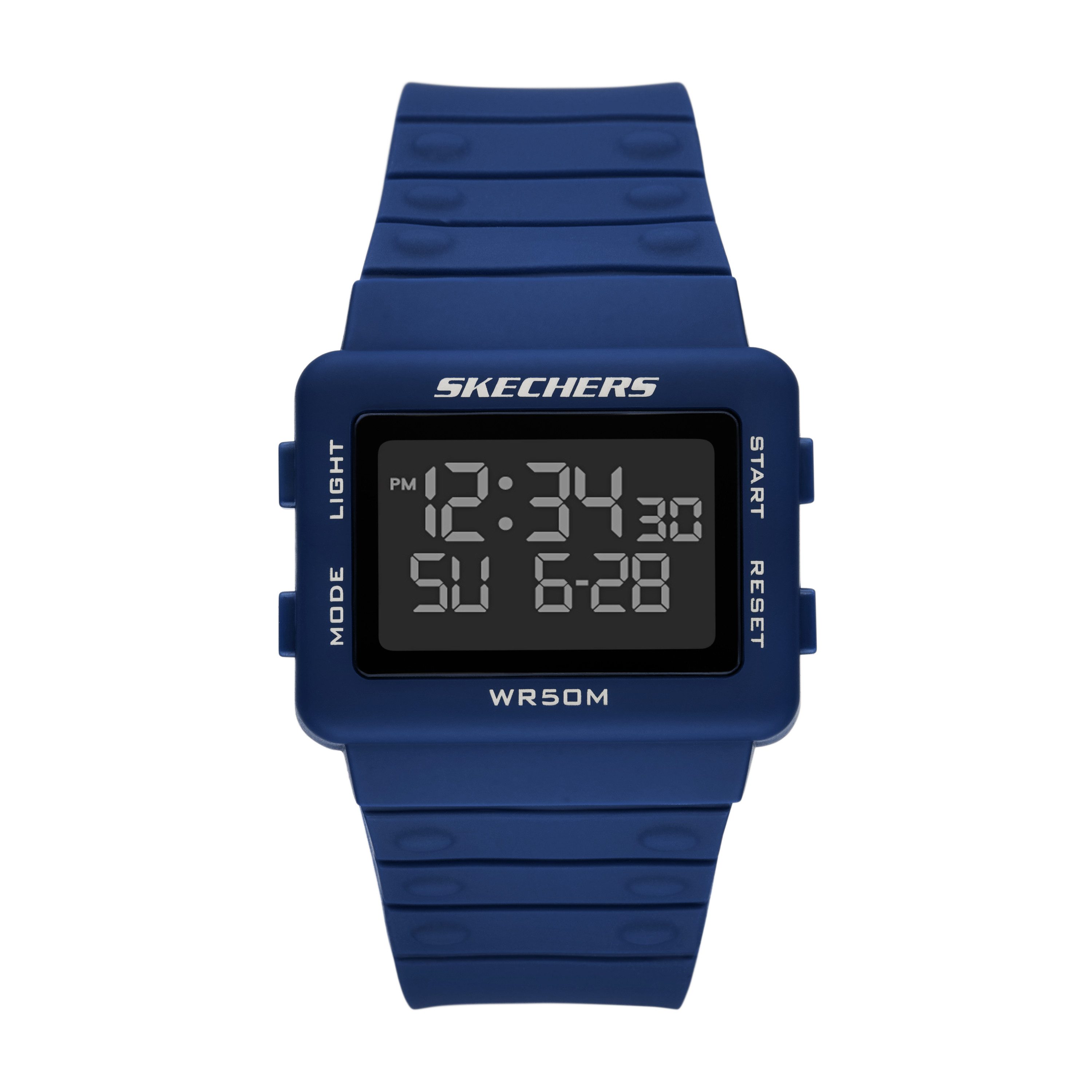 Skechers Chronograph Larson SR1195, Quarzuhr, Armbanduhr, Herrenuhr, digital, Tag, Wochentag, Monat