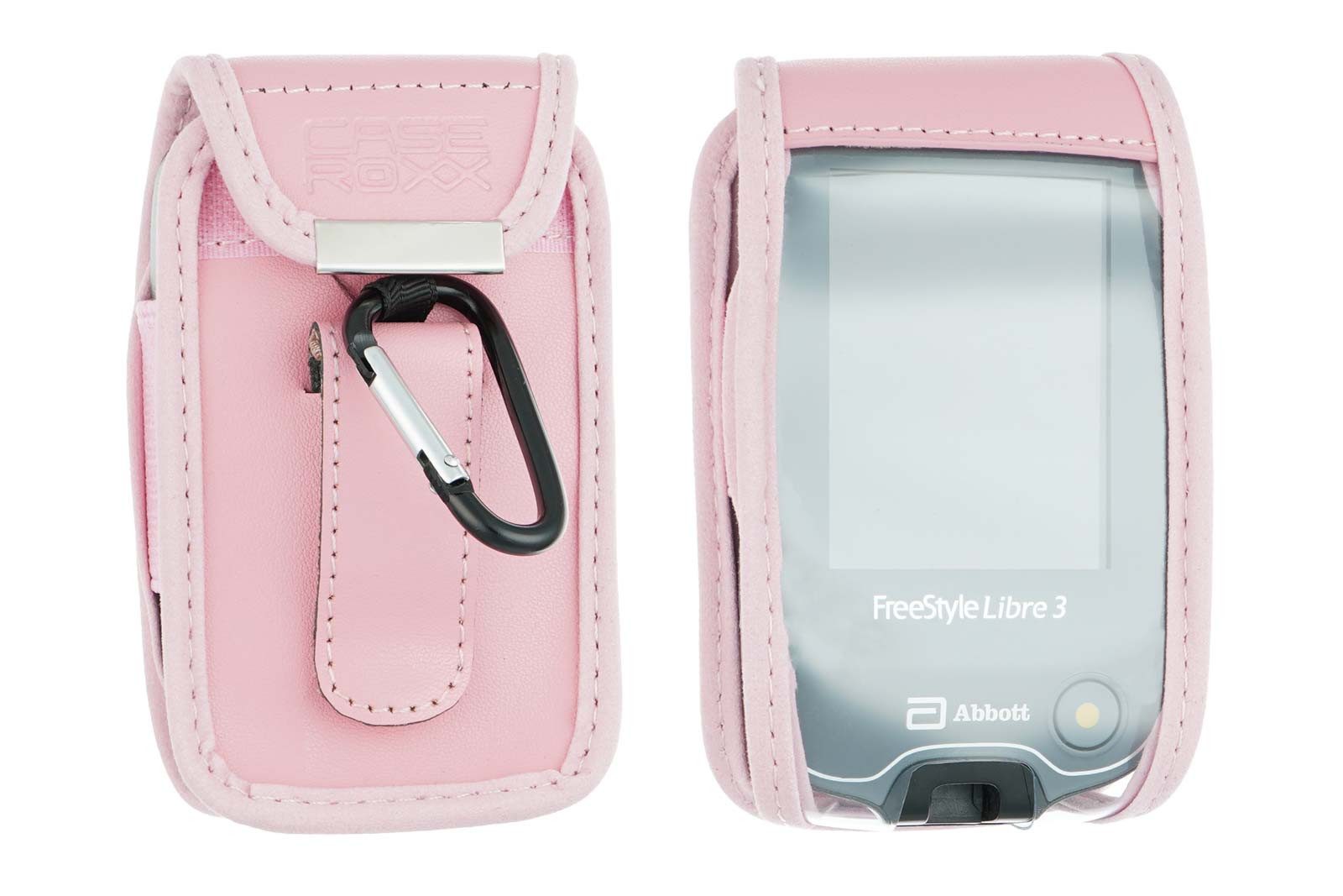 Blutzuckermessgerät caseroxx Handytasche mit Gürtelclip für Freestyle Libre 1