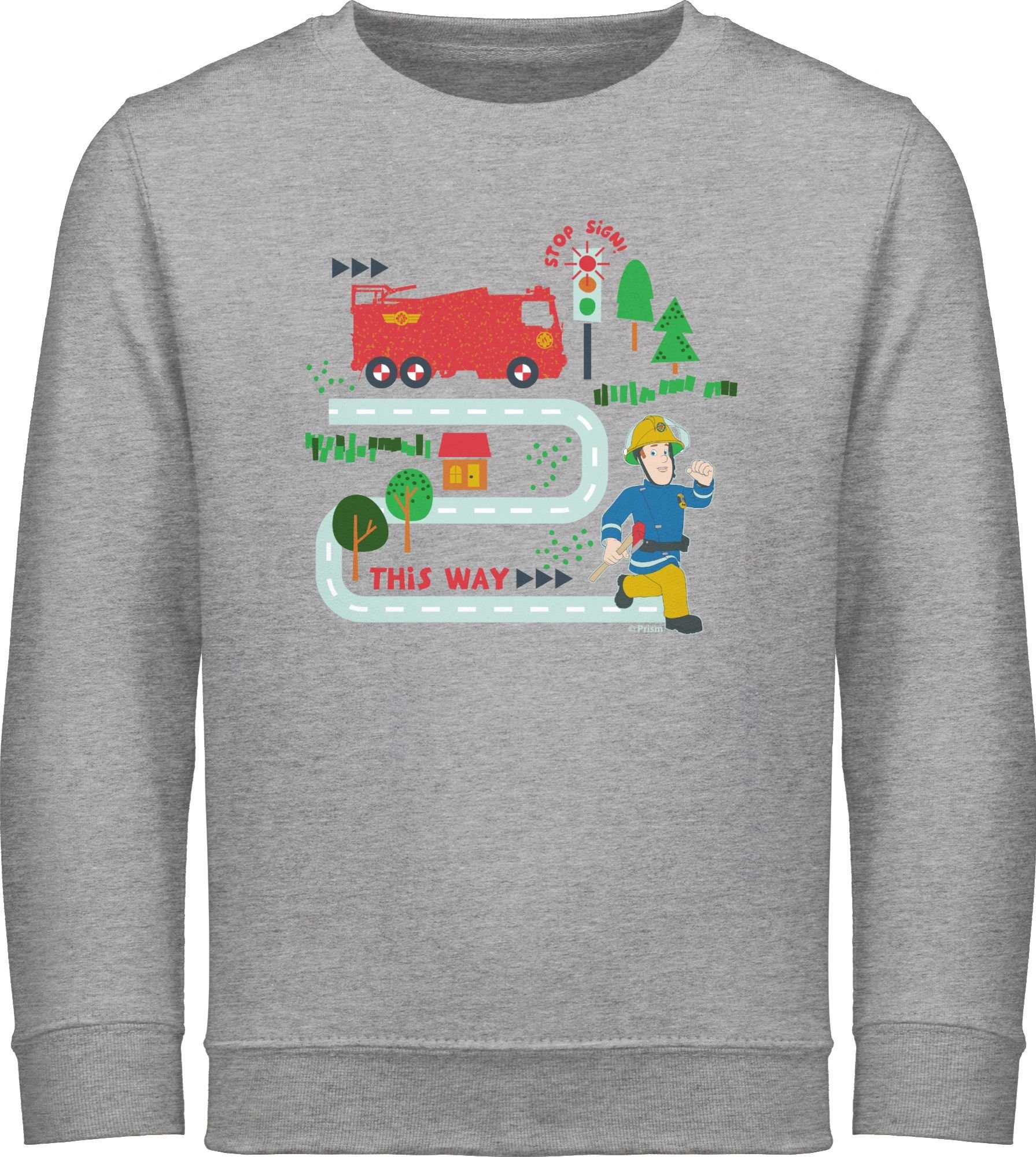 Shirtracer Sweatshirt This way Jupiter Feuerwehrmann Sam Jungen