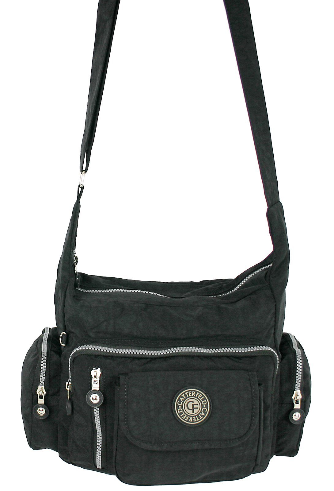 CF CATTERFELD Umhängetasche - Sehr leichte Damen Schultertasche - Nylon Freizeittasche – Bild 4 von 5