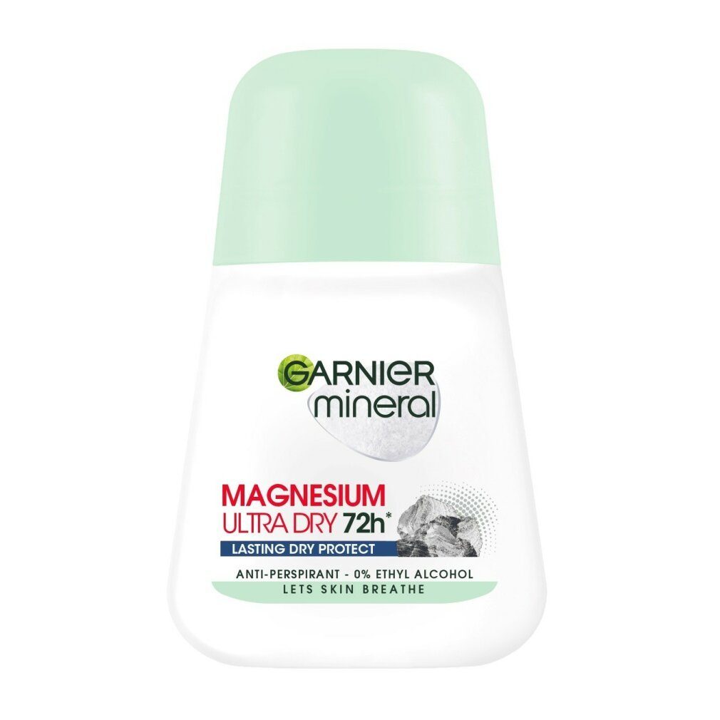 GARNIER Deo-Roller Mineral Roll-on Deodorant Magnesium Ultra Dry 72h - 50ml