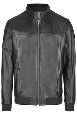 bugatti Lederjacke Fabiano mit Riegeln und Steppungen